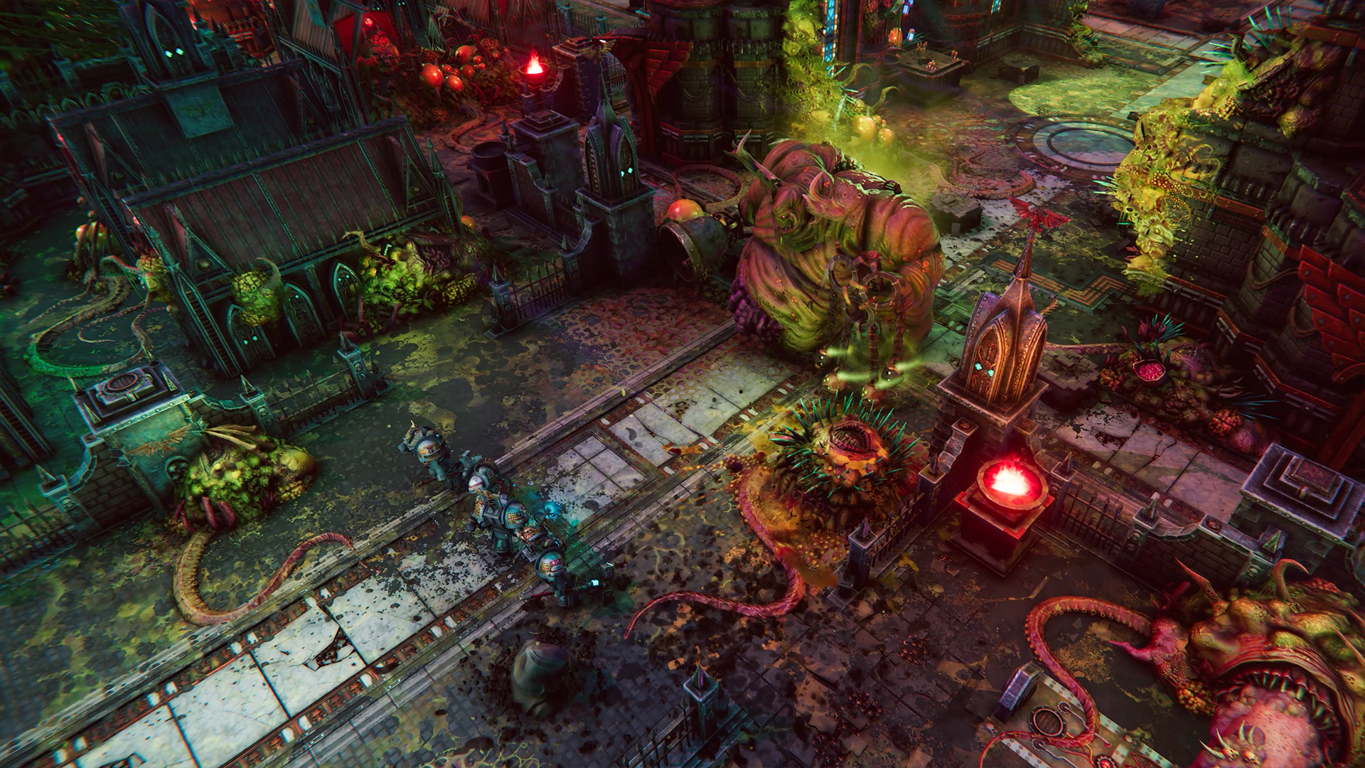 Warhammer 40,000: Chaos Gate - Daemonhunters, Brutal 40K battles, XCOM tactics, Gaming intensity, 1920x1080 Full HD Desktop