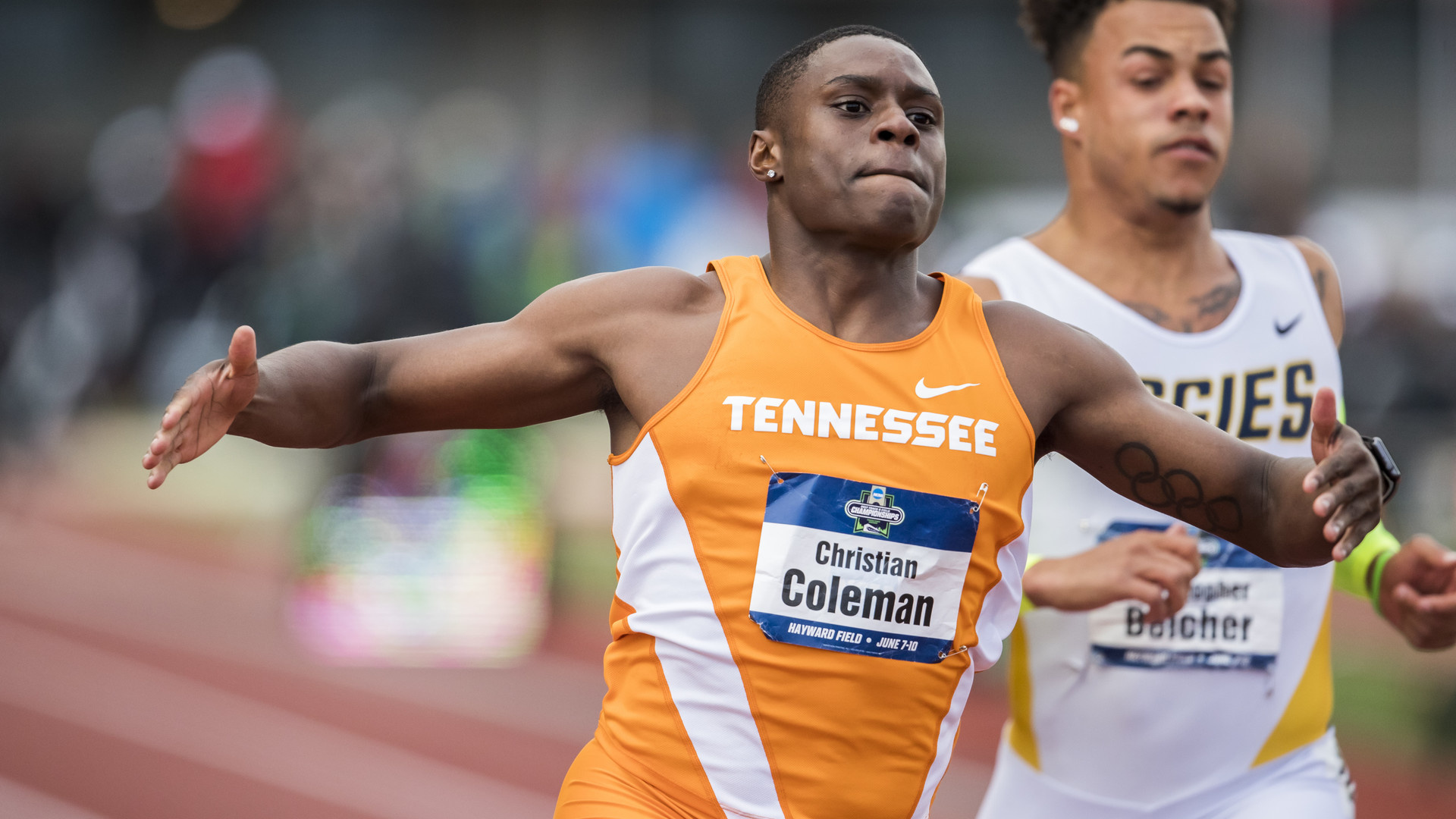 Hayward Field 2017, Christian Coleman Wallpaper, 1920x1080 Full HD Desktop