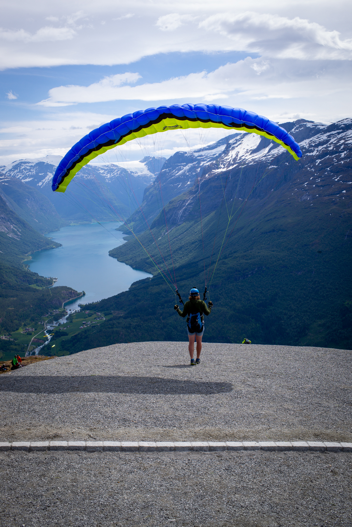 Paragliding sport, Loen paragliding, Kevin Lally, Breathtaking flights, 1370x2050 HD Phone