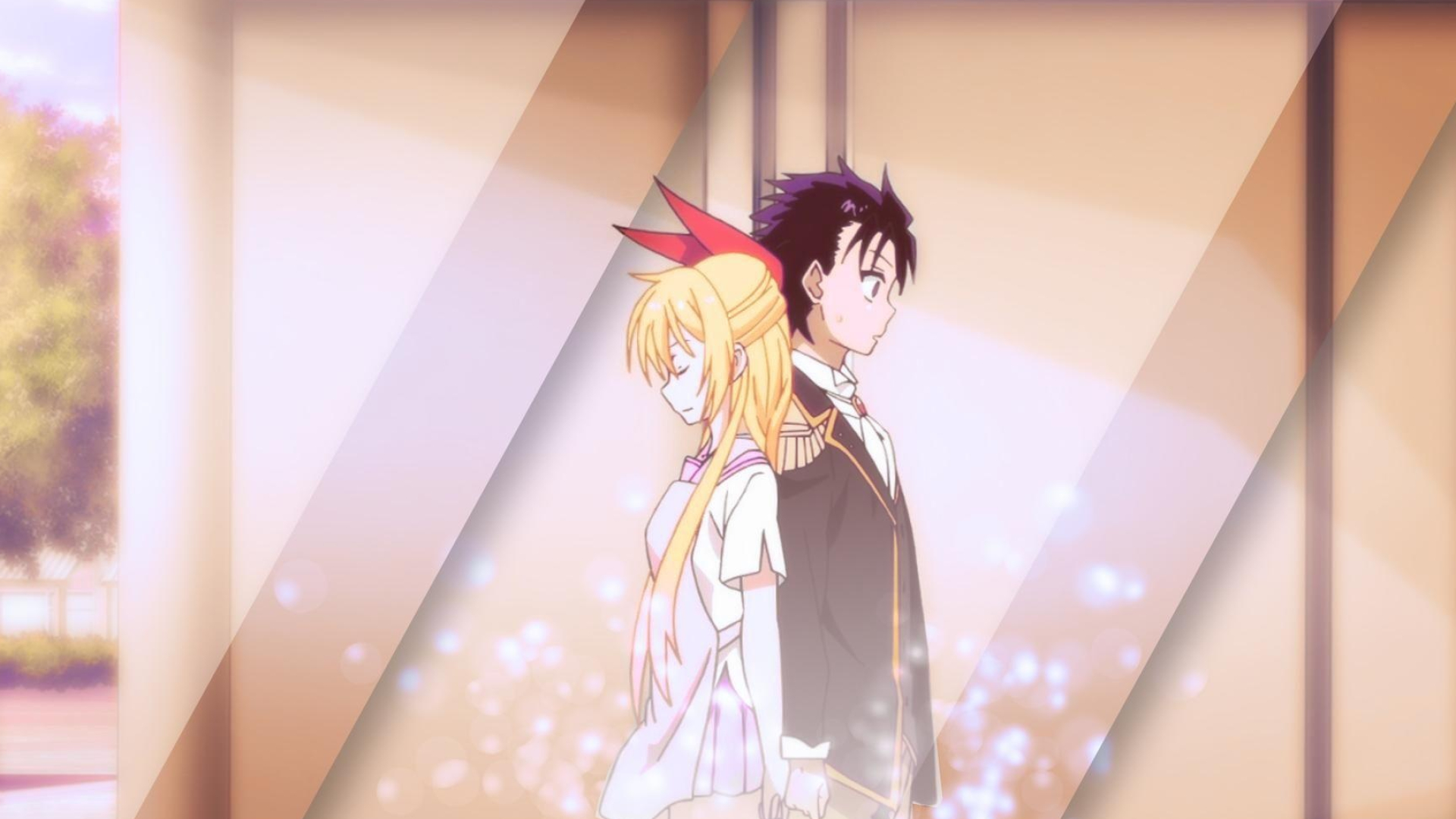 Nisekoi: False Love, Chitoge Kirisaki, Raku Ichijo, Anime couple, 1920x1080 Full HD Desktop