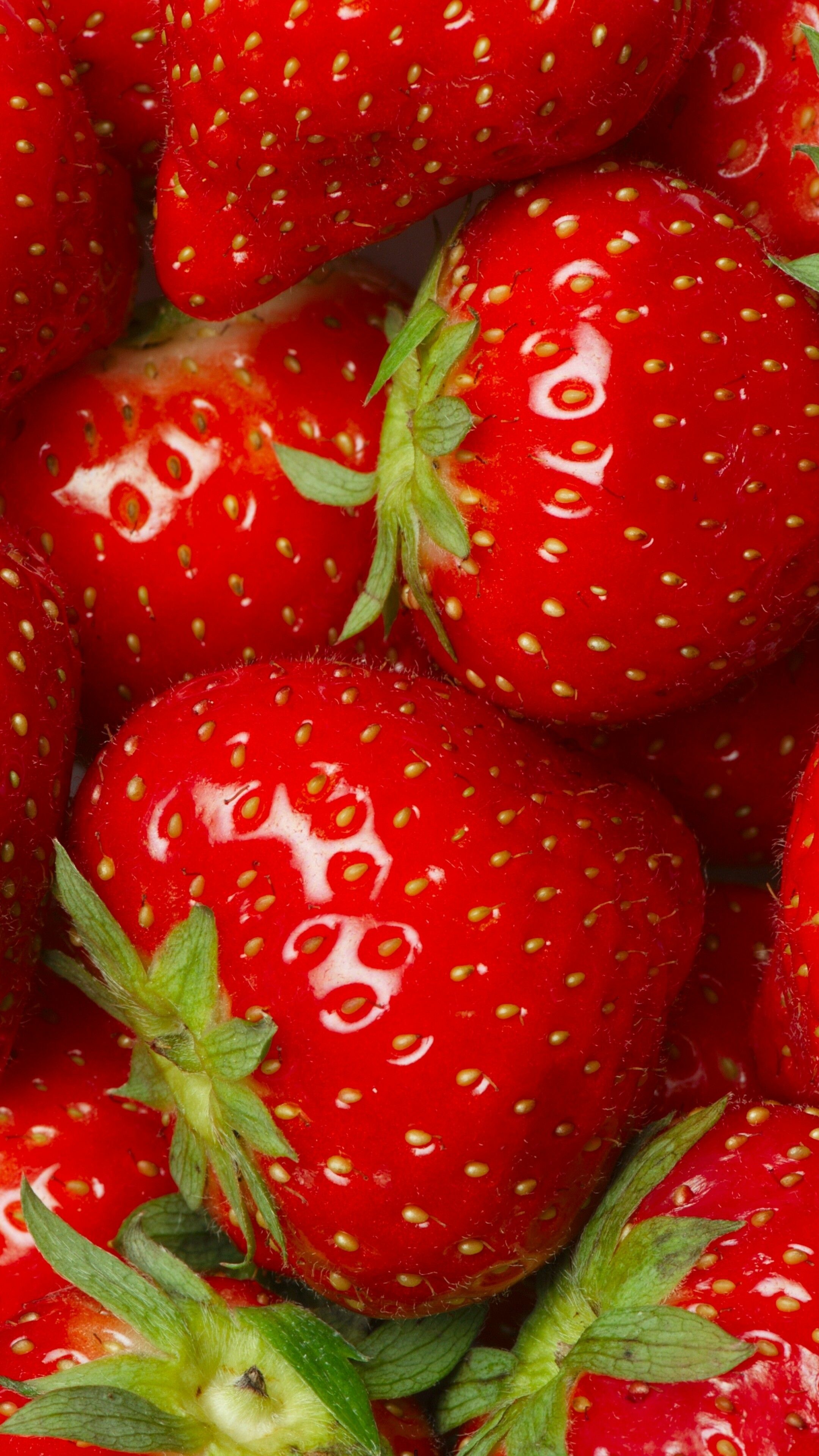 Strawberry sweetness, Red and juicy, Summertime treat, Berrylicious, 2160x3840 4K Phone