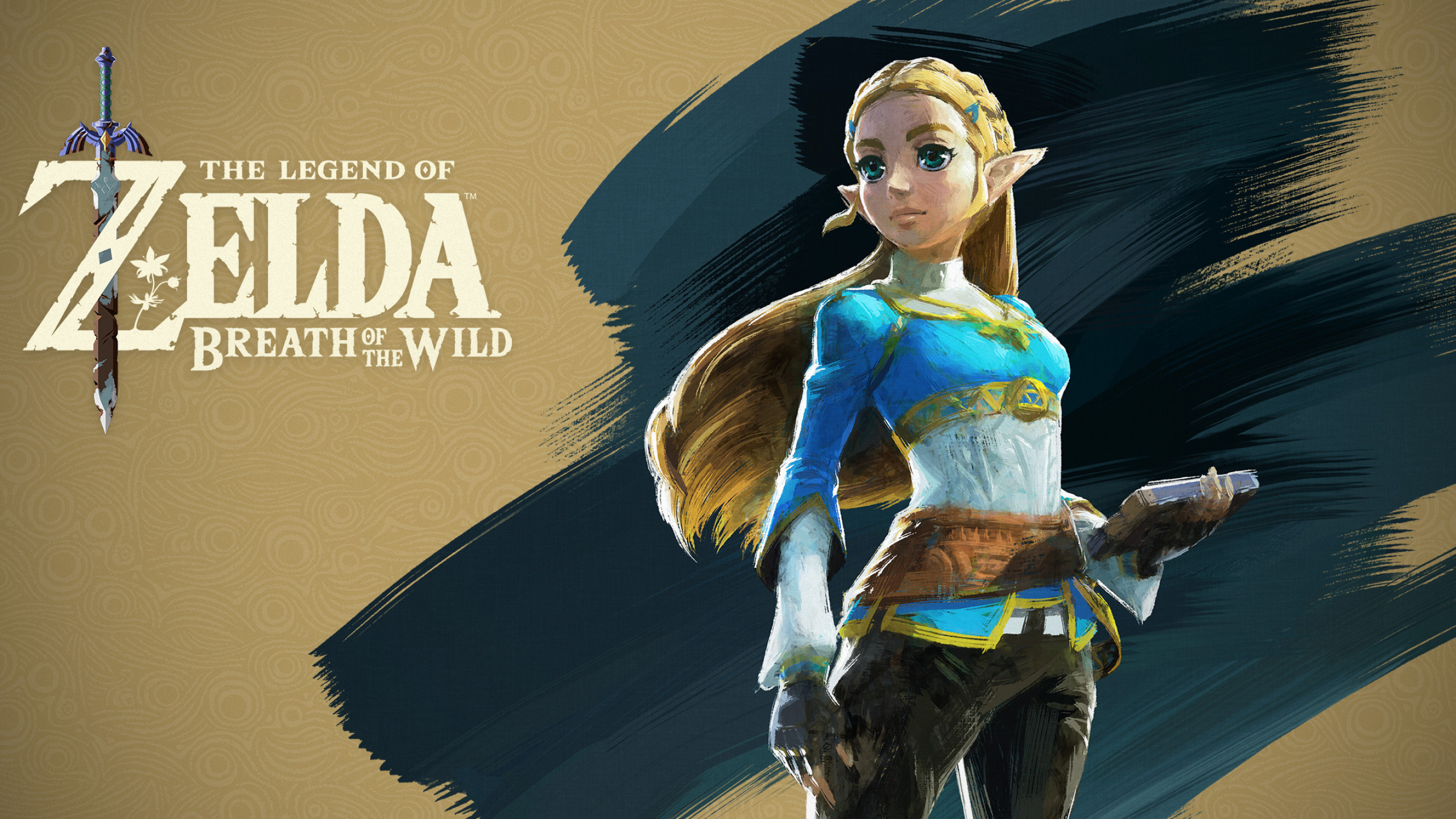 Zelda, Console media, Legend adventure, Wild breath, Nintendo gaming, 2560x1440 HD Desktop