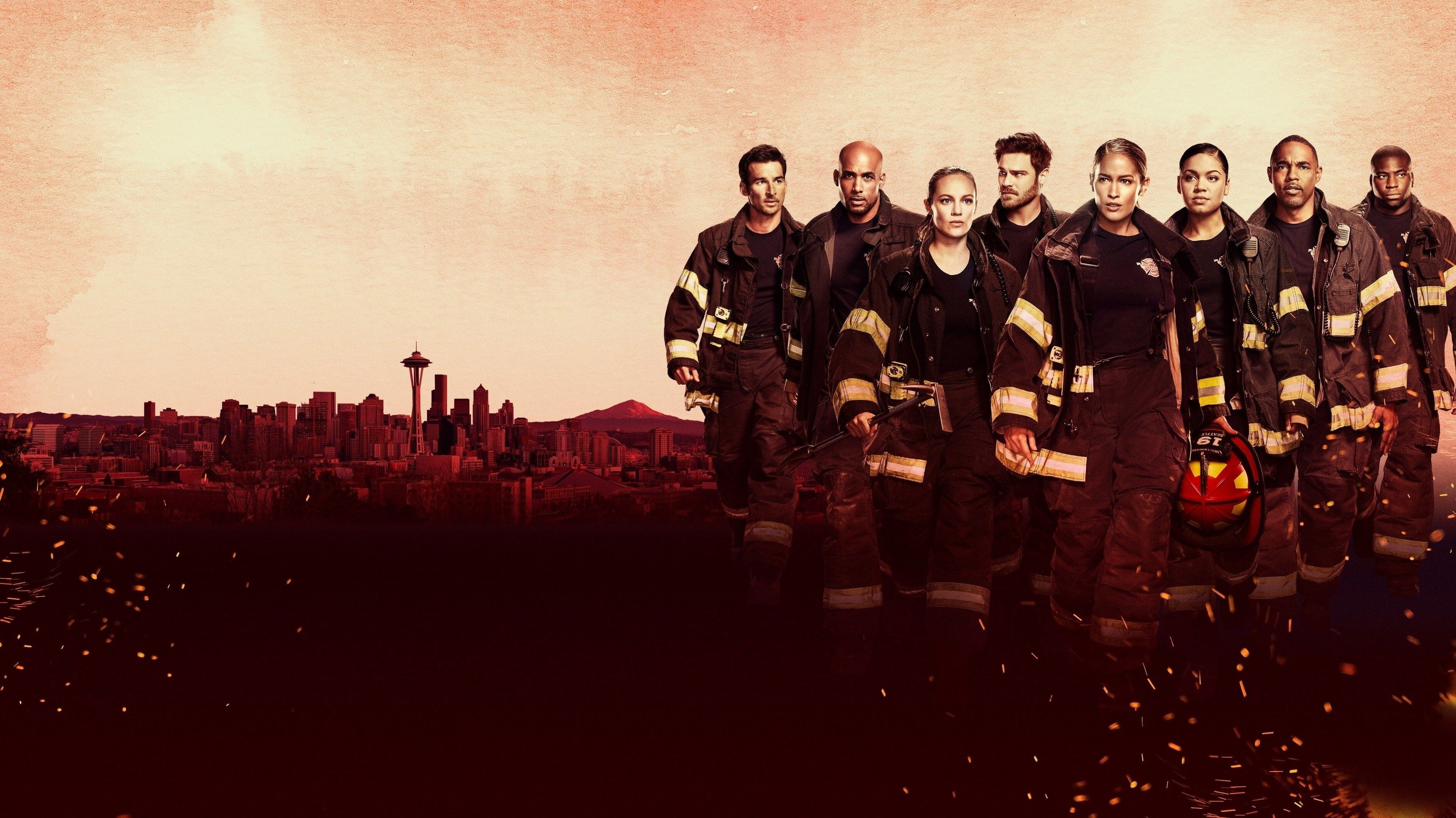 Station 19 TV Series, Intense drama, Firefighter heroes, Emotional storylines, 3780x2130 HD Desktop