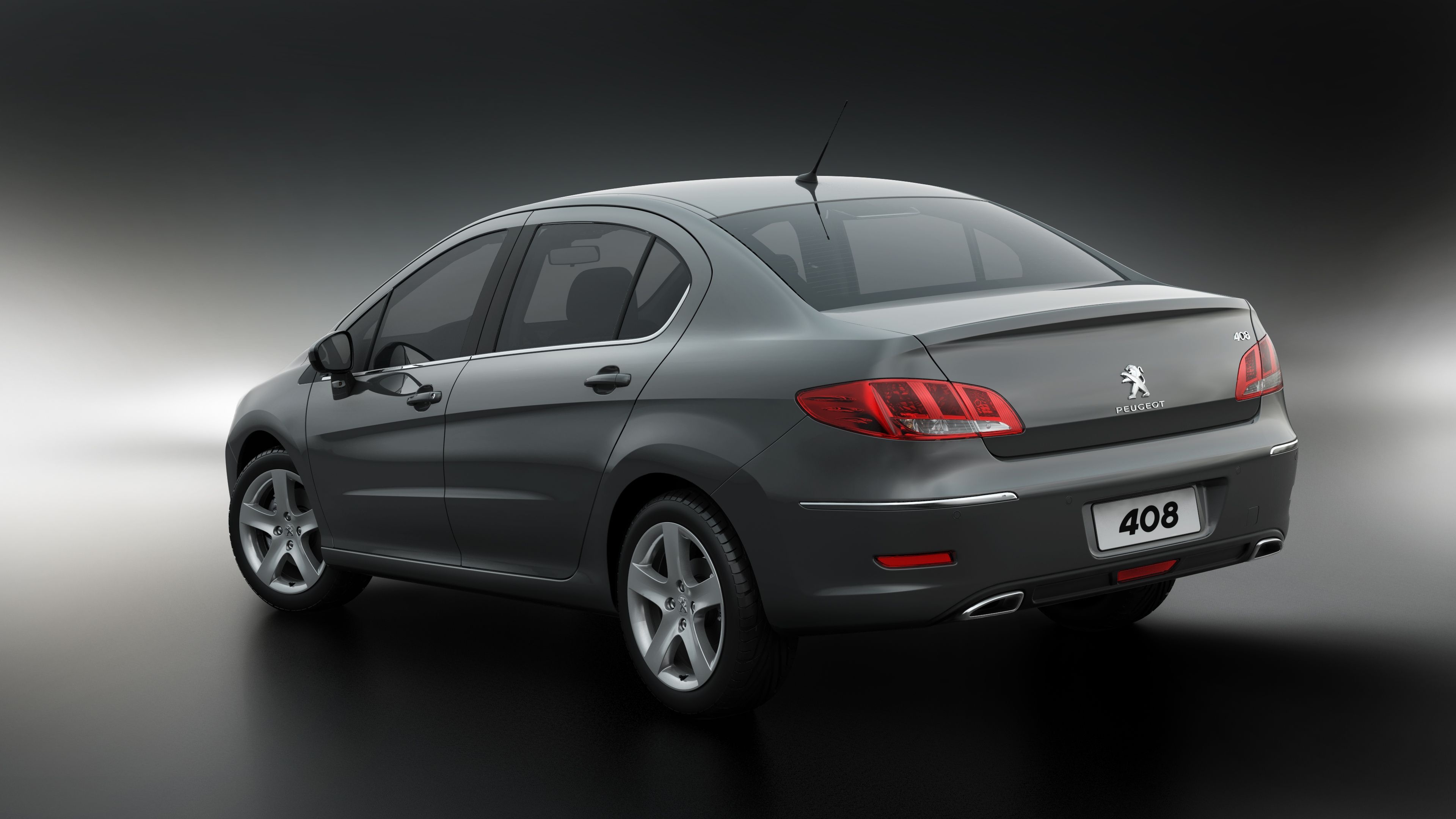 Back View, Peugeot 408 Wallpaper, 3840x2160 4K Desktop