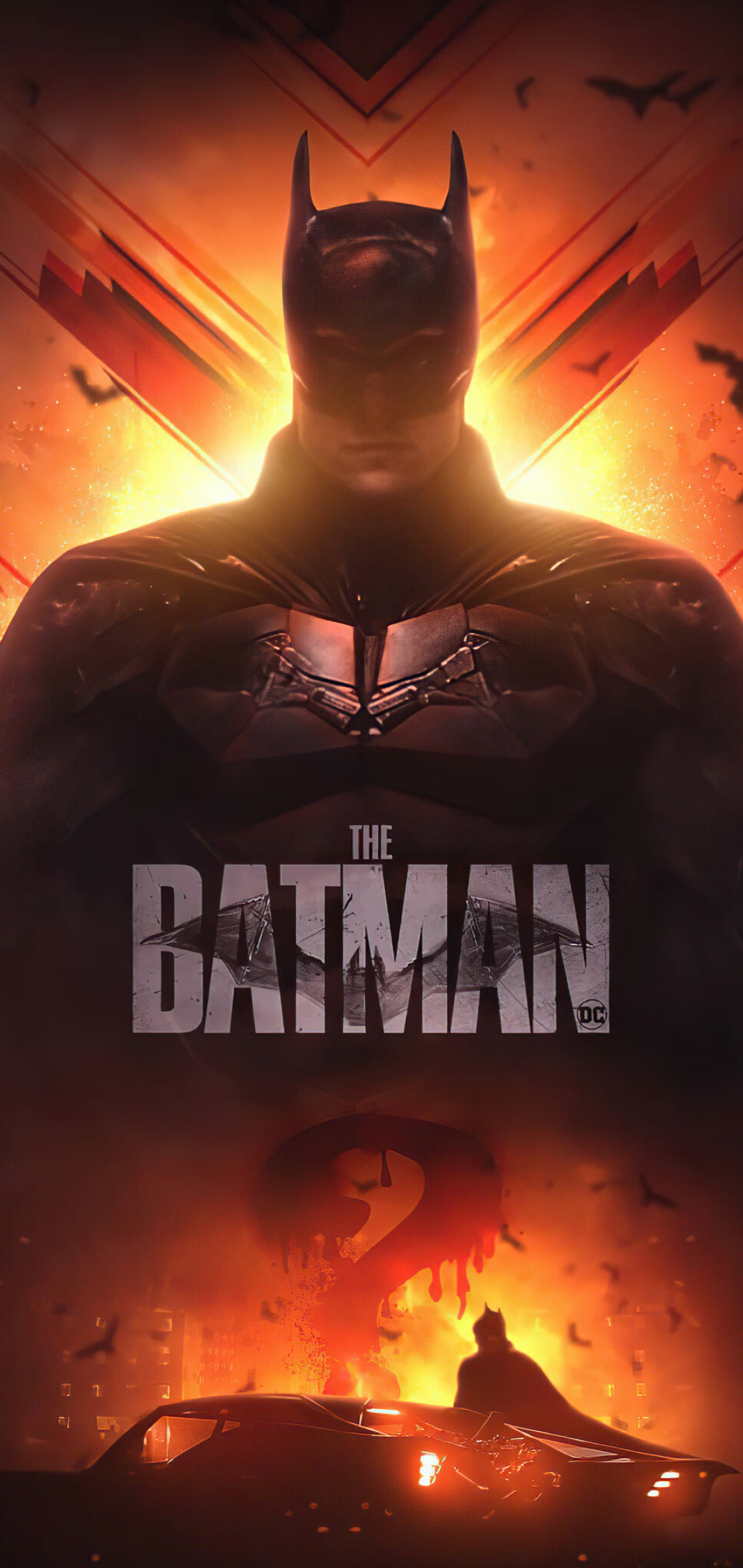 The Batman (2022), Download now, Stunning wallpapers, Dark and brooding, 1080x2280 HD Phone