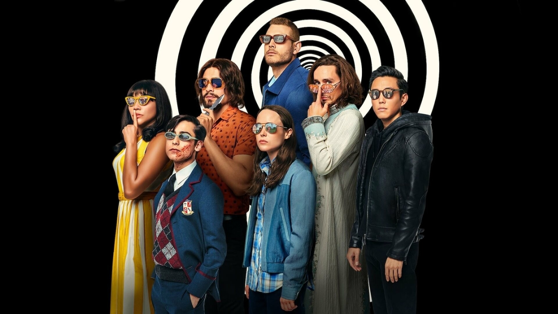 The Umbrella Academy, HD wallpapers, Intriguing storyline, Memorable characters, 1920x1080 Full HD Desktop