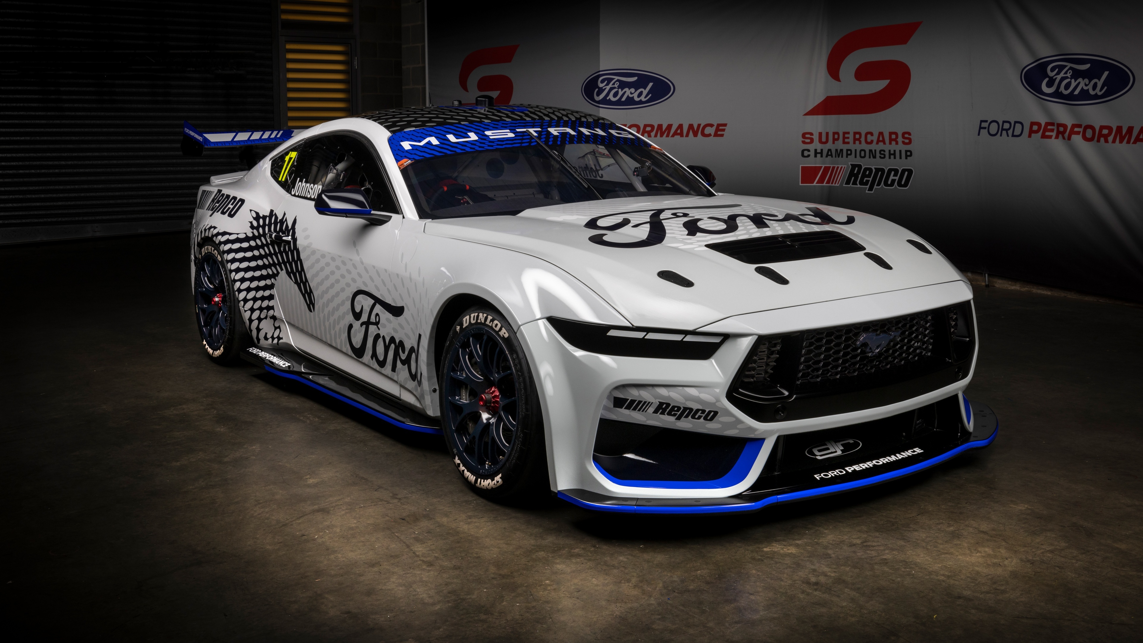 Ford Mustang GT Gen3 Supercar, Repco Supercars Championship, Ford Performance racing livery, 4K Desktop wallpaper