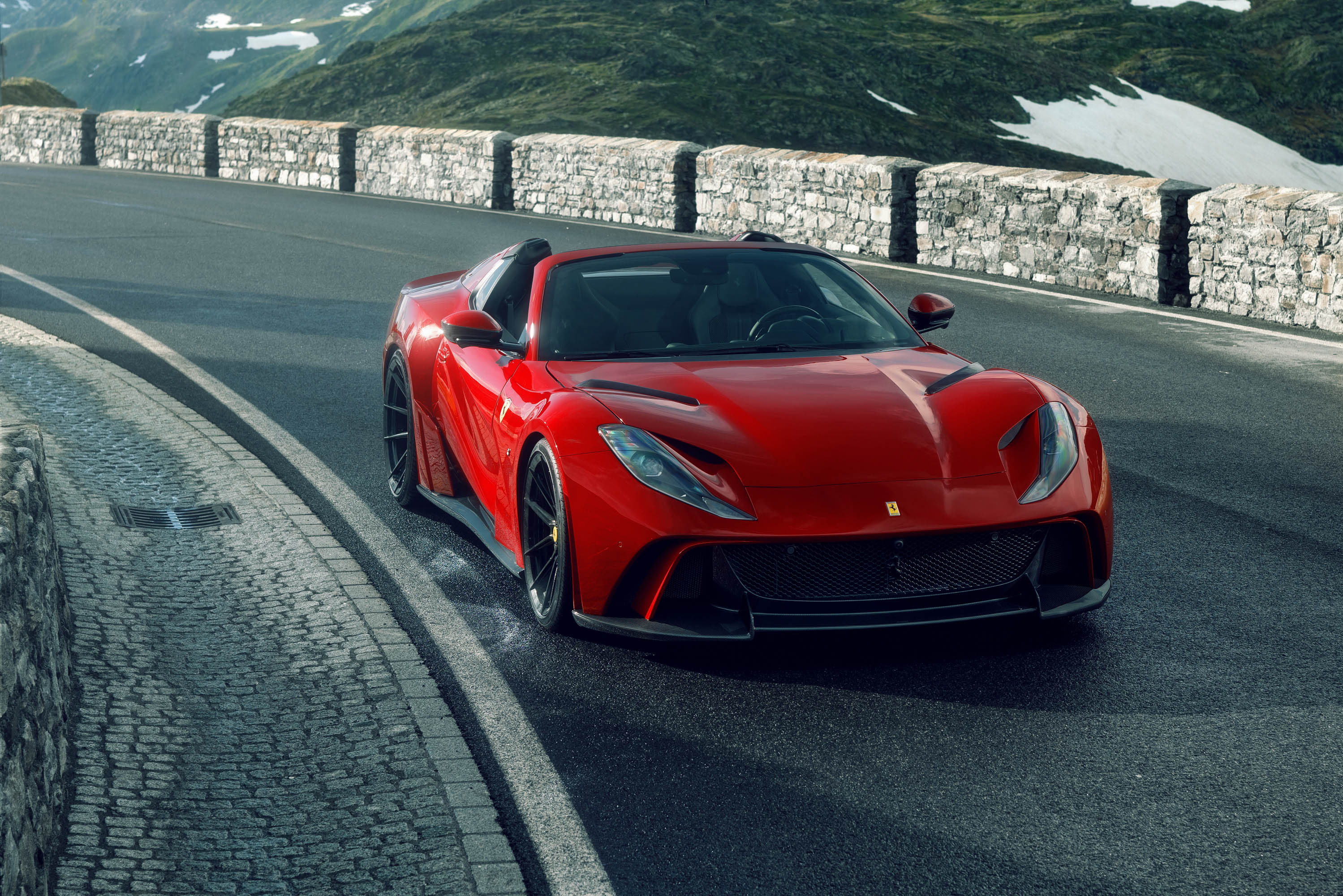 Ferrari 812 GTS, Novitec tuning, Convertible beauty, Powerful performance, 3000x2000 HD Desktop