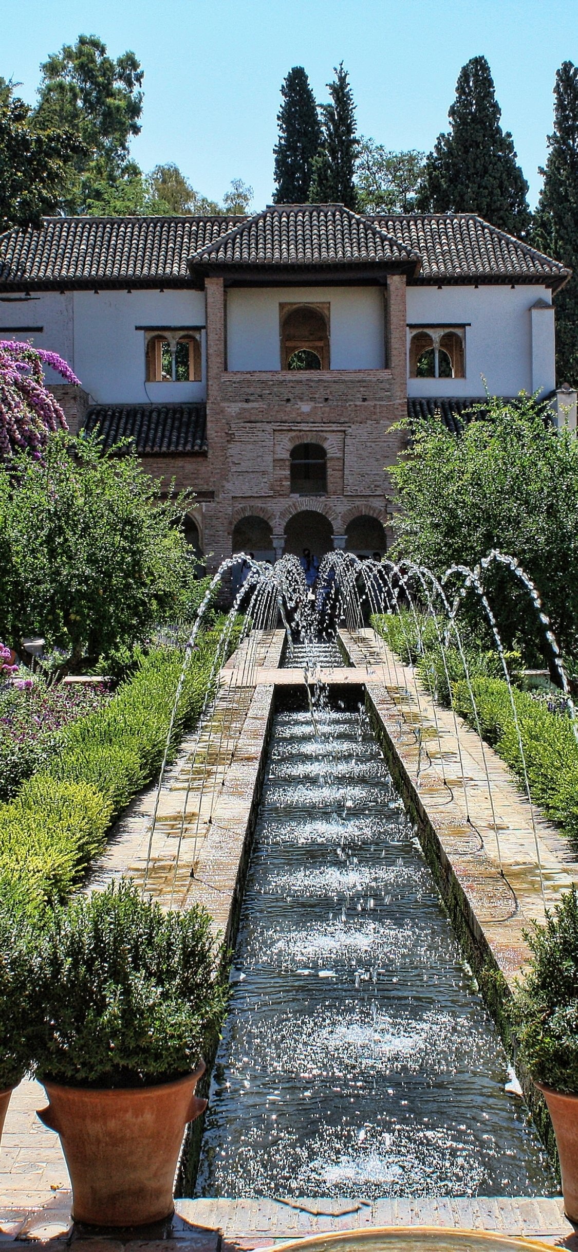 Alhambra, Travels, Spain, Granada, 1130x2440 HD Phone