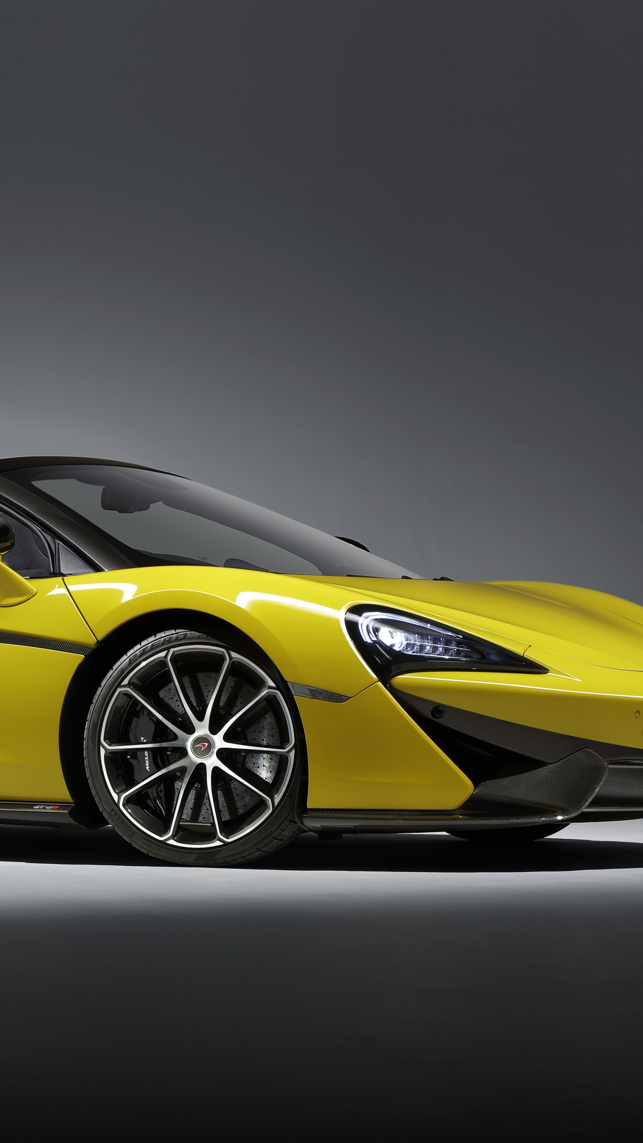 McLaren 570S, Spider version, 2018 model, 5k resolution, 2160x3840 4K Phone