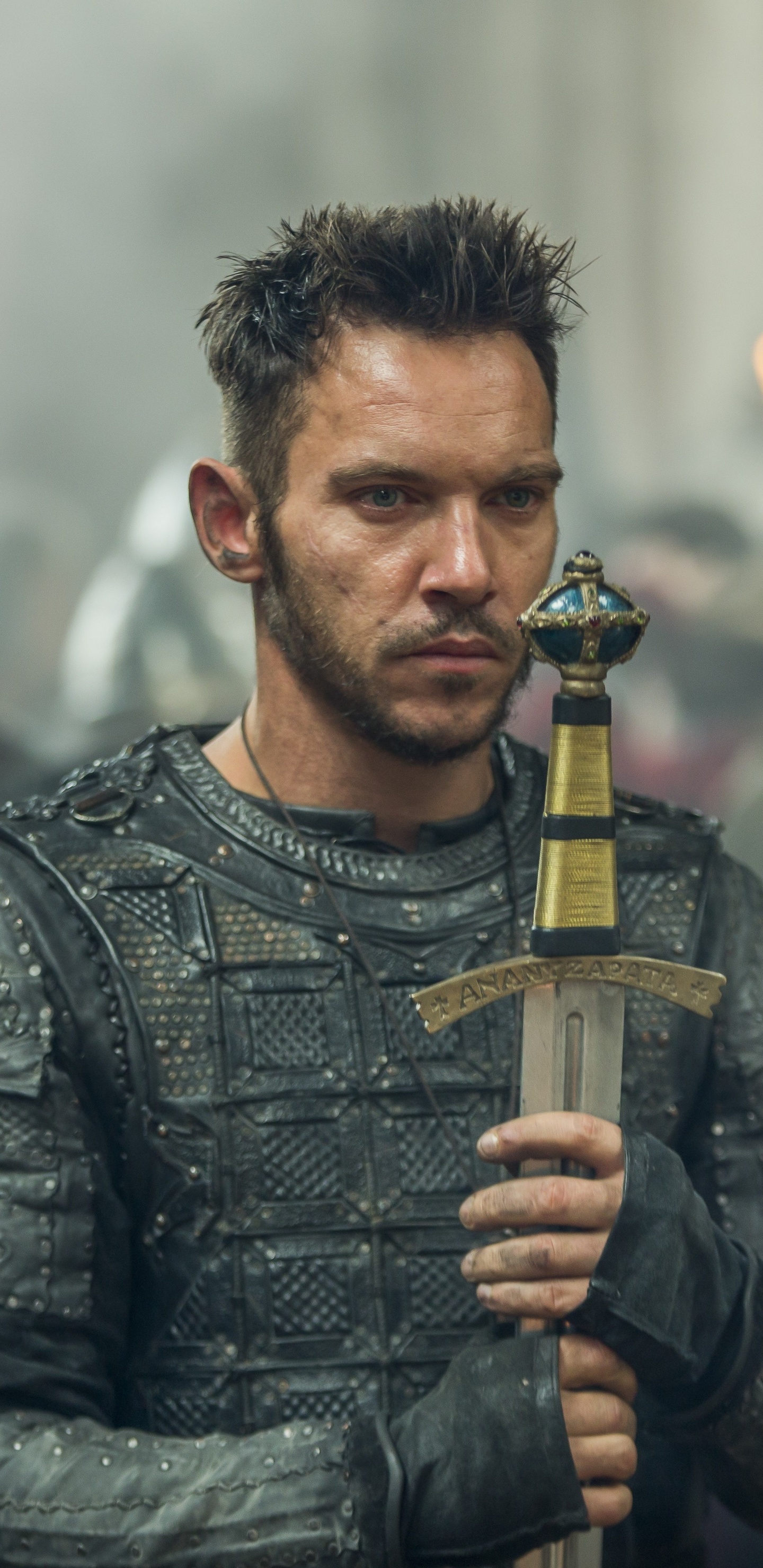 Jonathan Rhys Meyers, Vikings in 4K, Samsung Galaxy wallpapers, 1440x2960 HD Phone