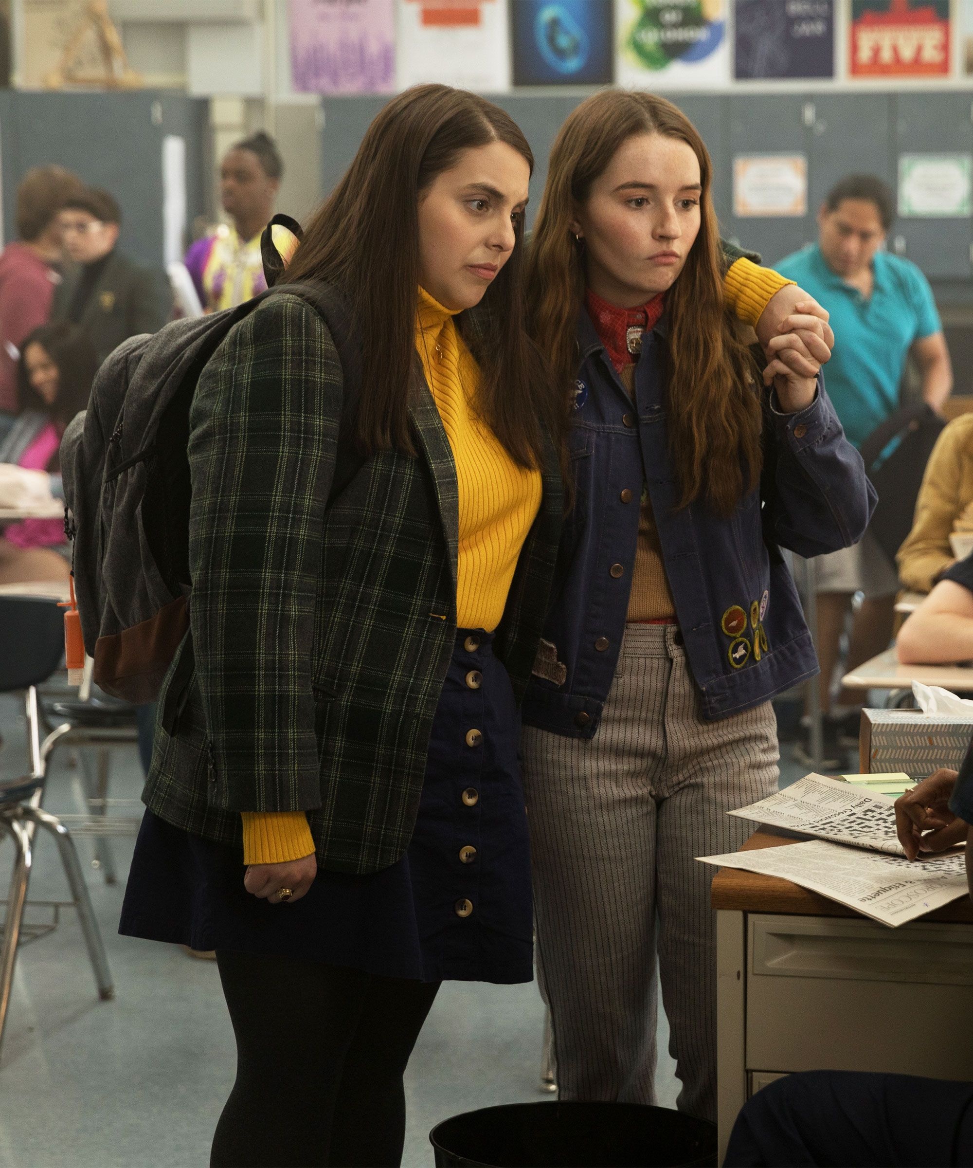 Booksmart film, Kaitlyn Dever, Billie Lourd, Memorable characters, 2000x2400 HD Phone