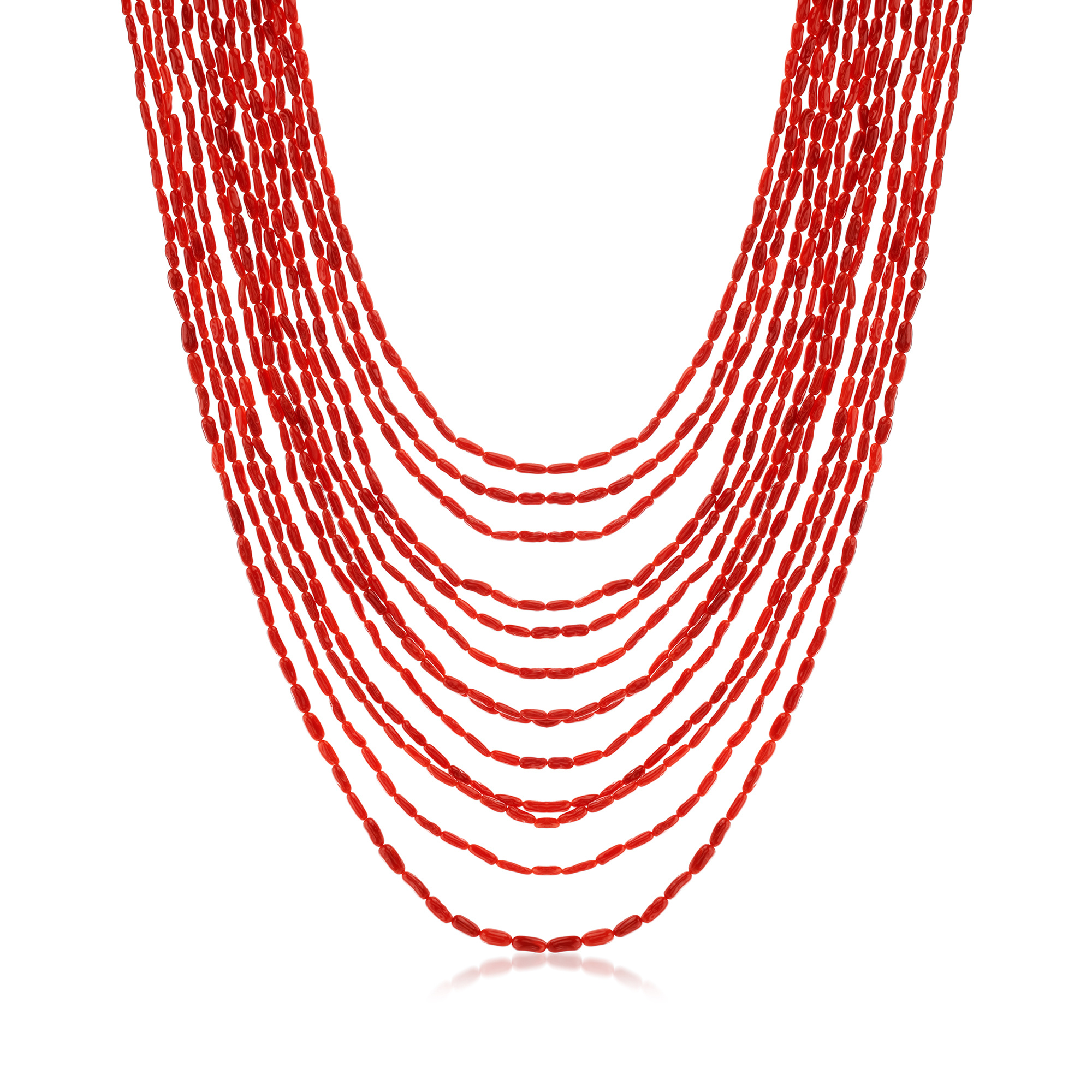 Vintage necklace, Red Coral Wallpaper, 2000x2000 HD Phone
