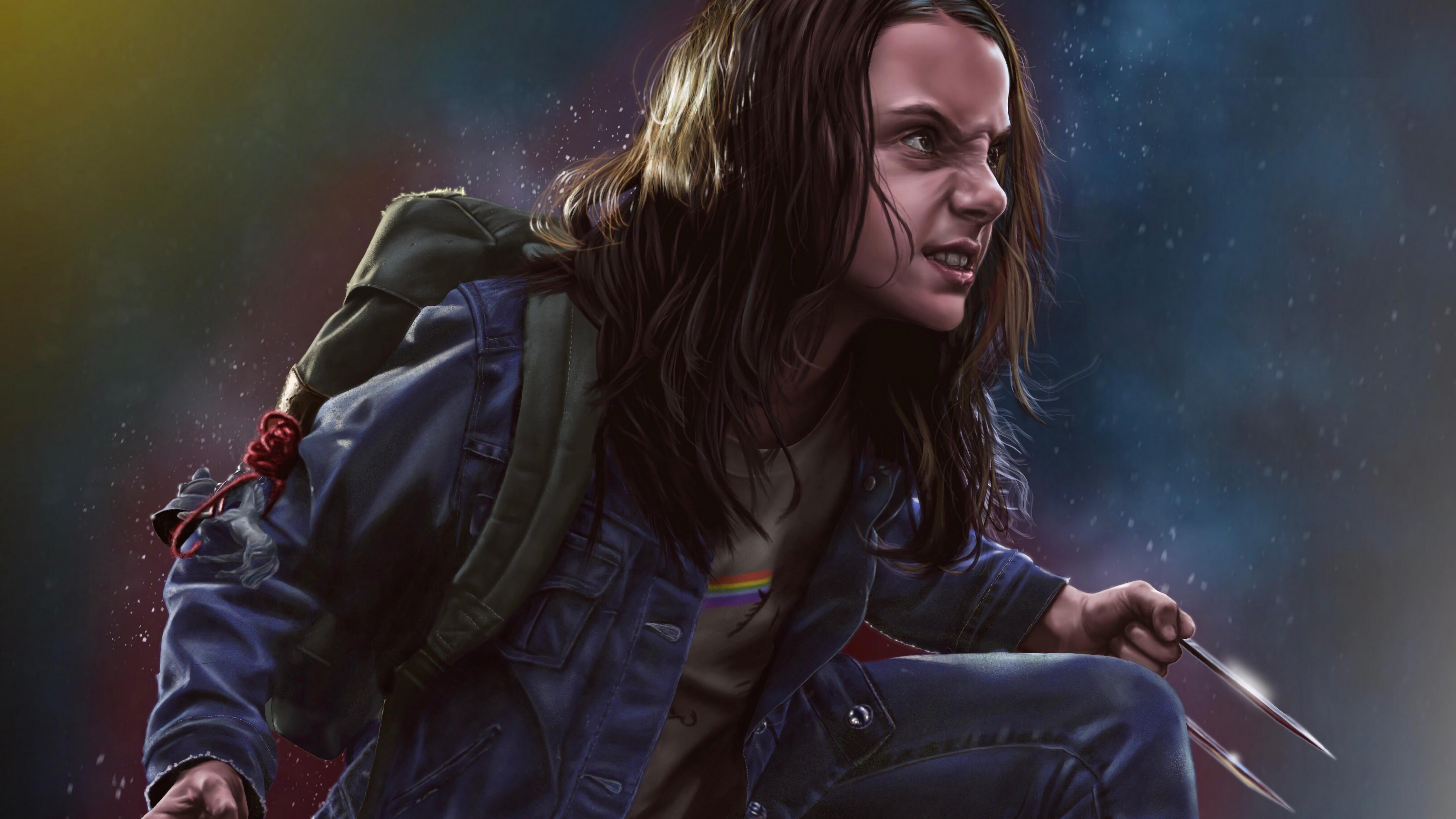 Laura, Mutant superhero, Powerful abilities, X-Men franchise, 7680x4320 4K Desktop