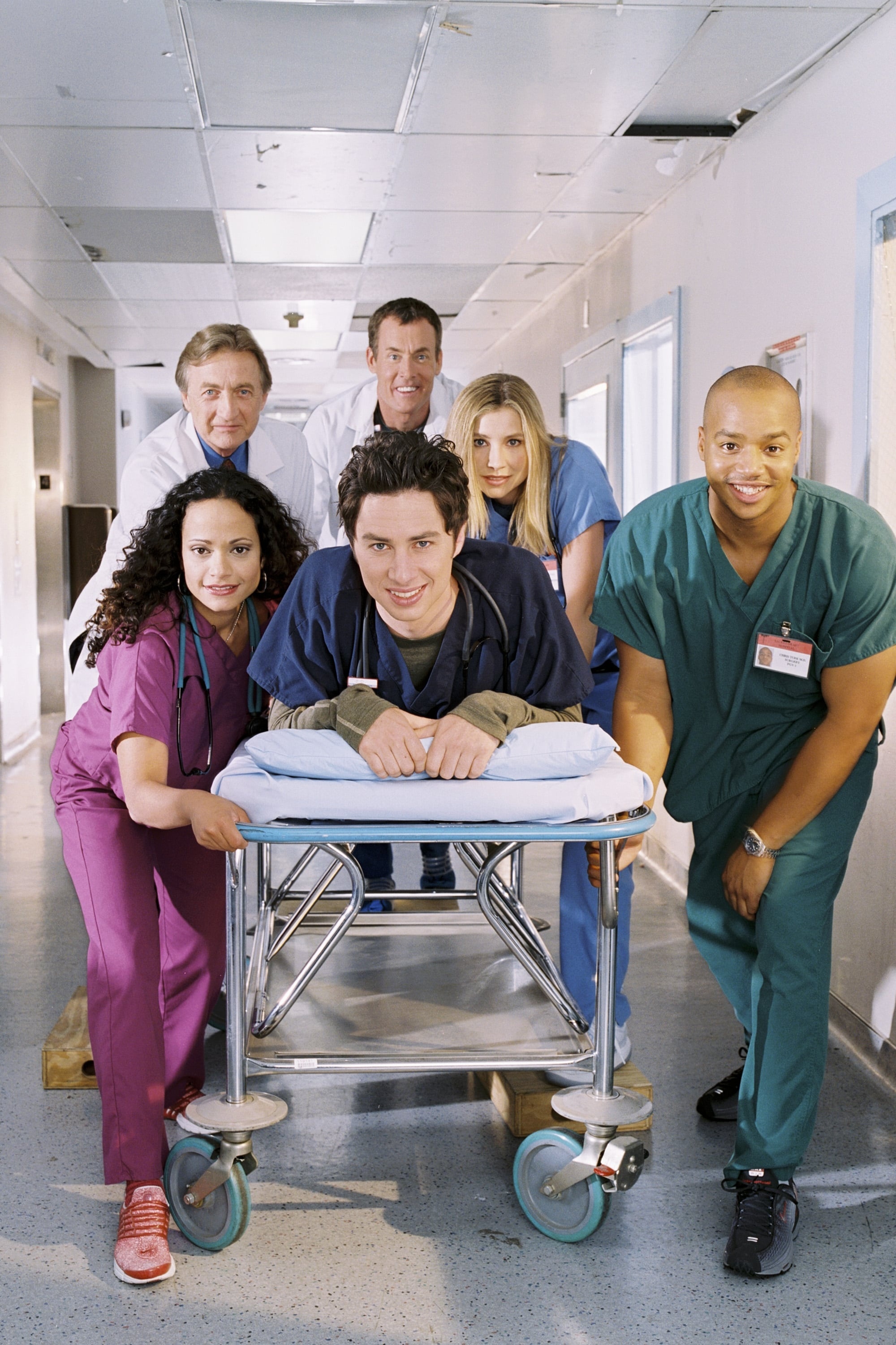 Scrubs, TV series, 2001-2010, Afiler, 2000x3000 HD Phone