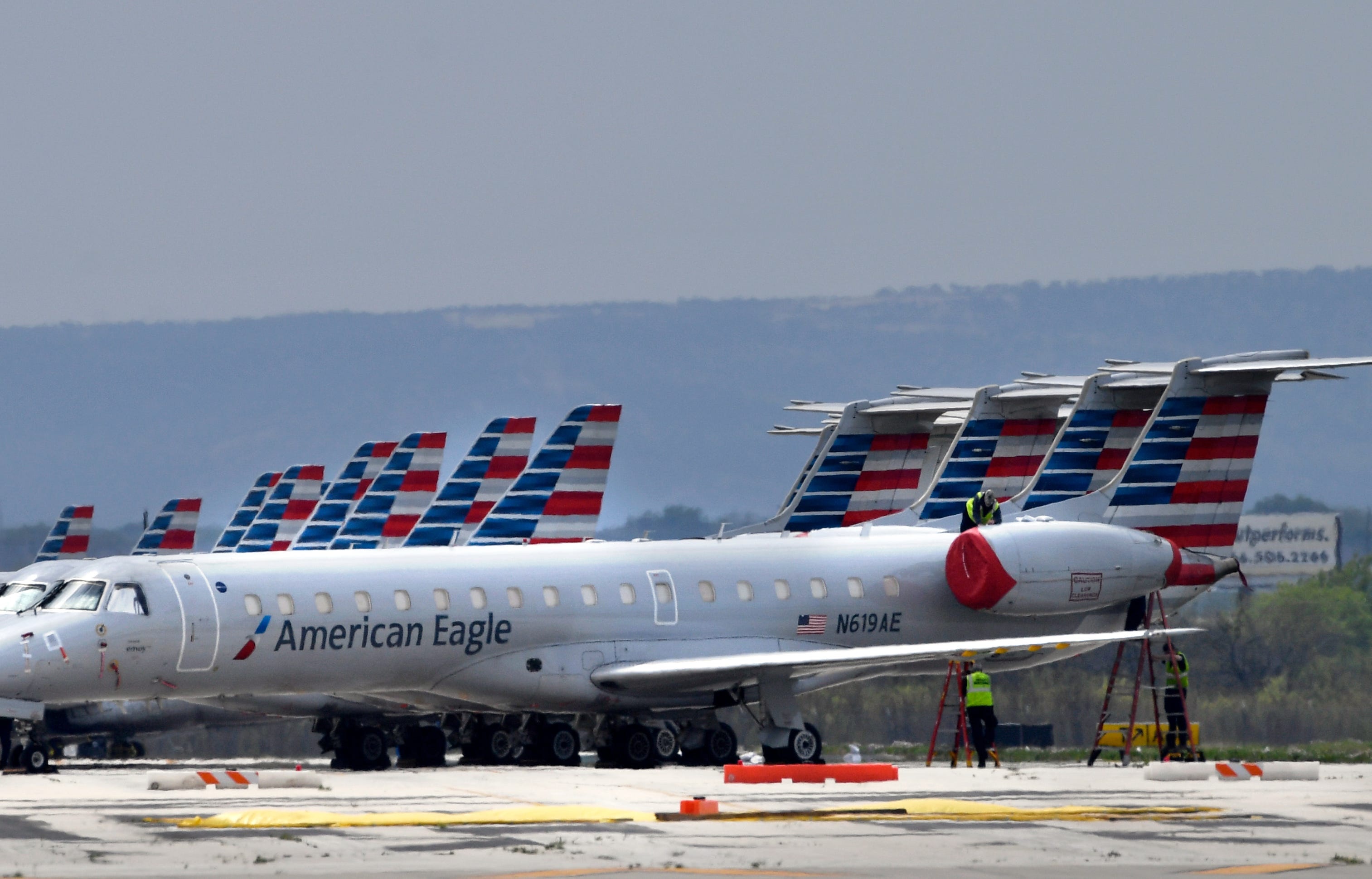 American Eagle Airlines, Flight ready, Abilene, Jets, 3030x1940 HD Desktop