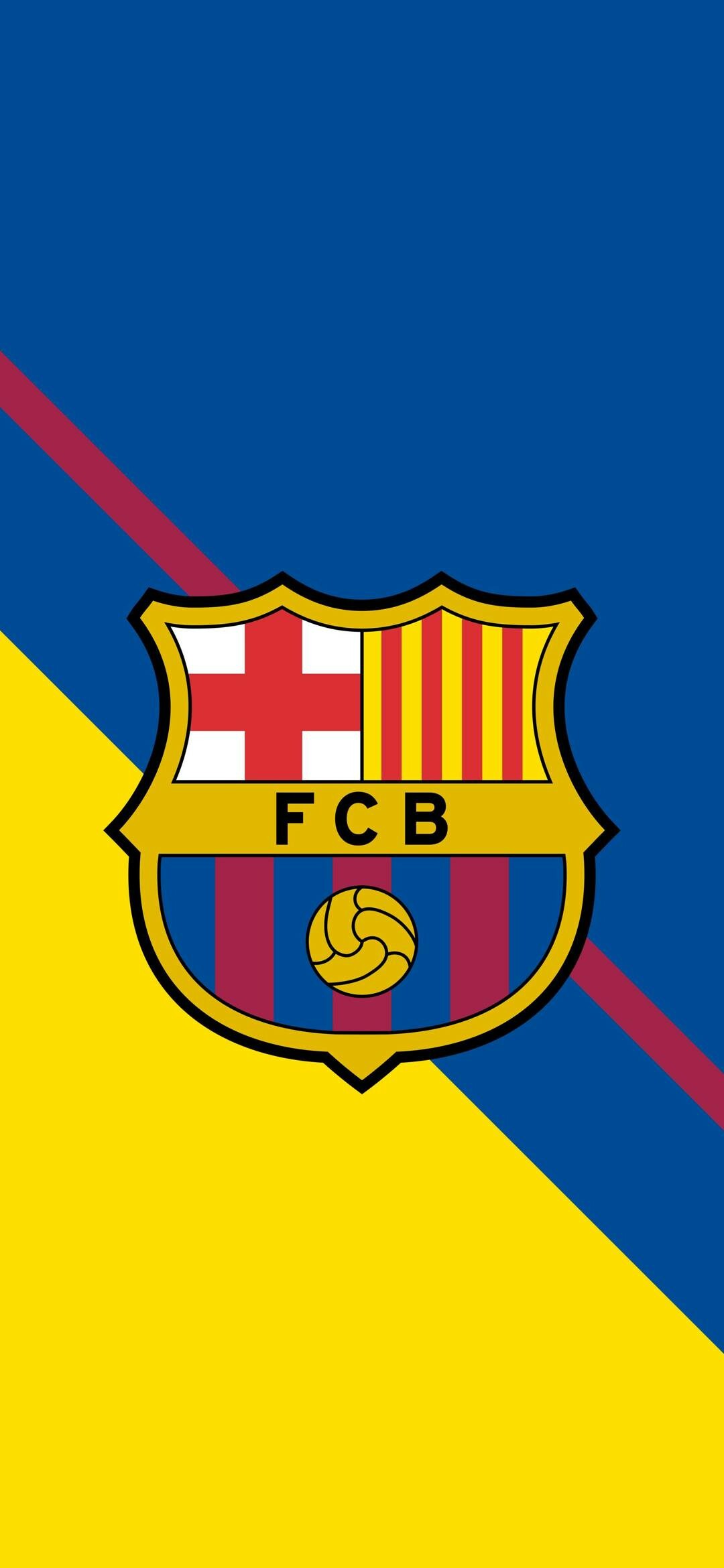 Logo, FC Barcelona Wallpaper, 1080x2340 HD Phone