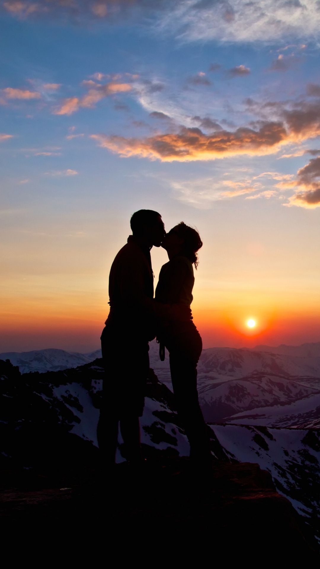 Mountains, Love Couples Wallpaper, 1080x1920 Full HD Phone