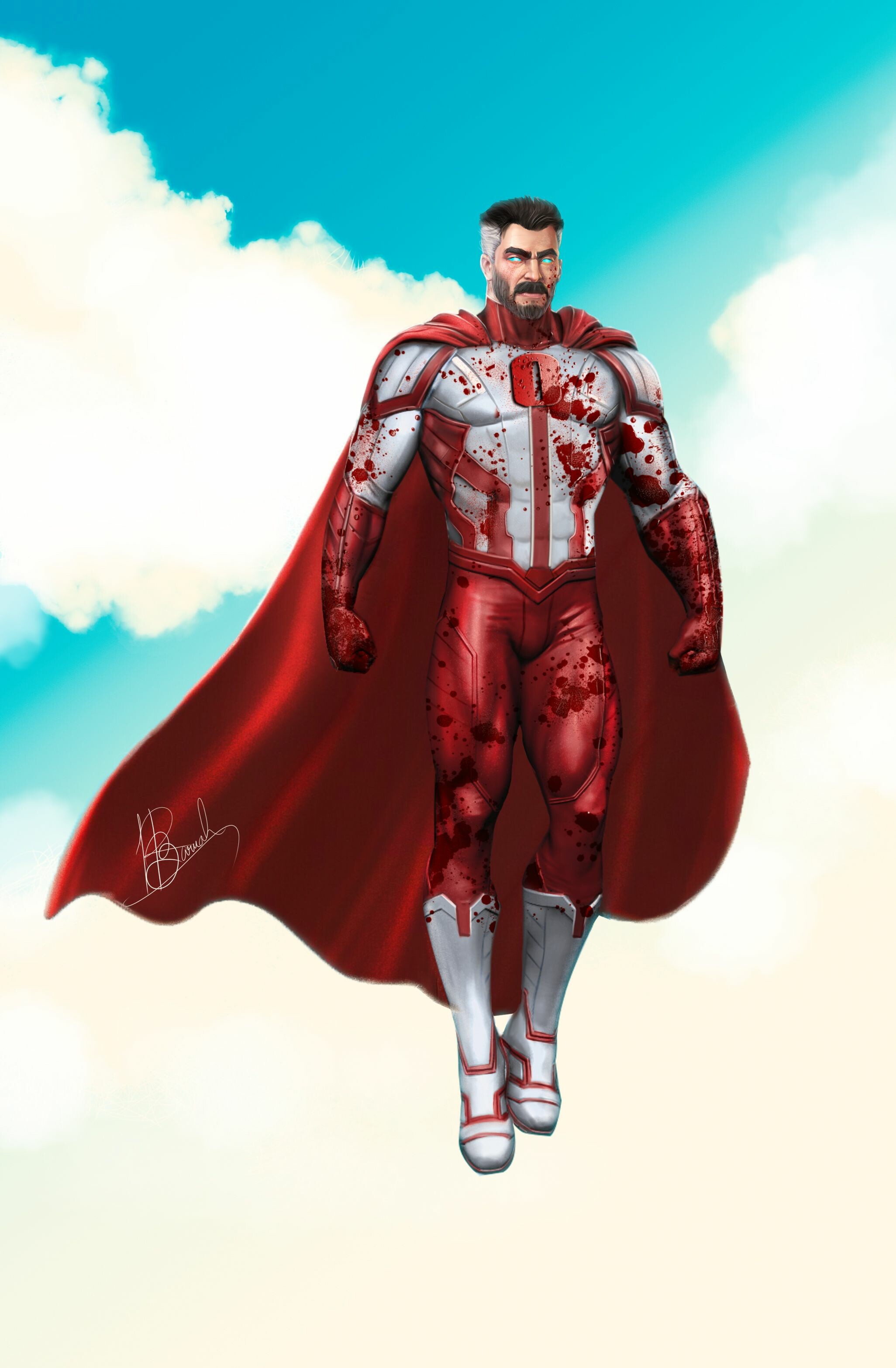 Invincible, Action-packed animation, Superhero origins, Battle for justice, 2060x3140 HD Phone