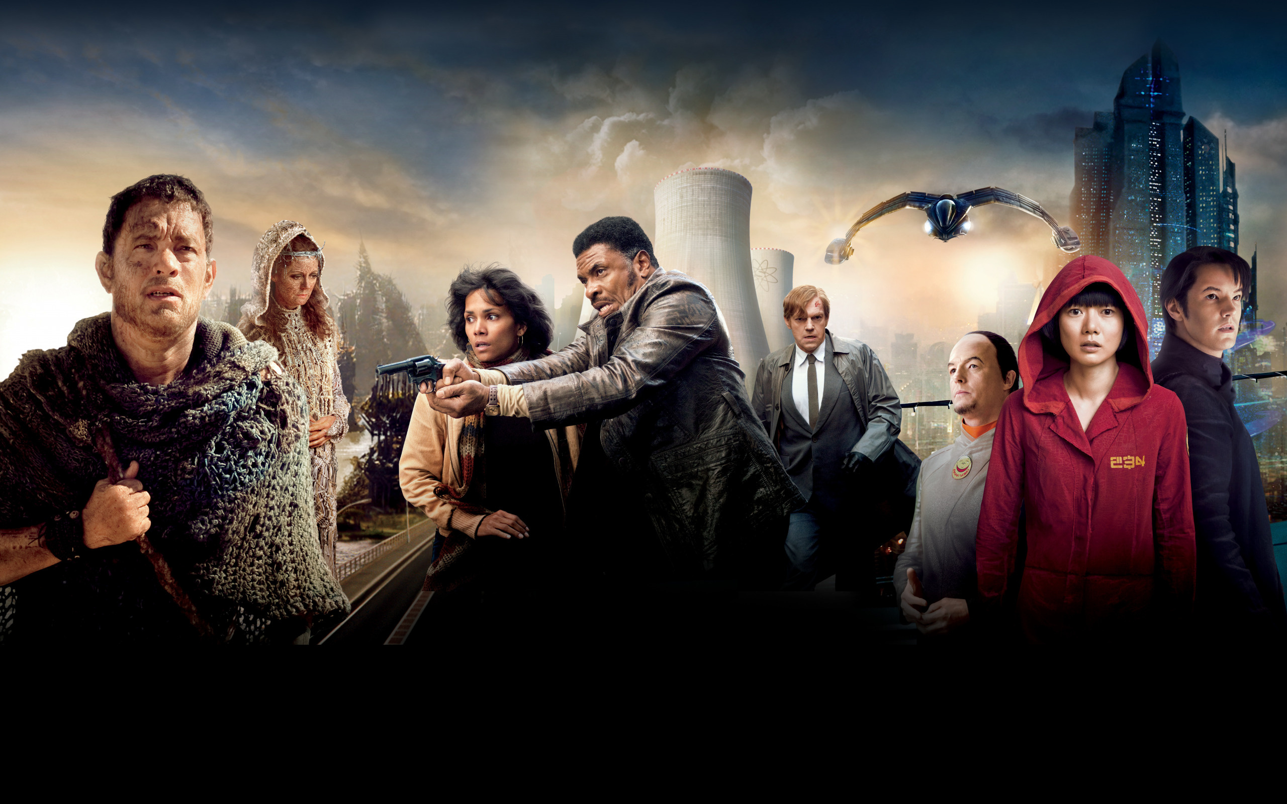 Tom Hanks, Hugh Grant, Jim Sturgess, Susan Sarandon, Cloud Atlas, 2560x1600 HD Desktop