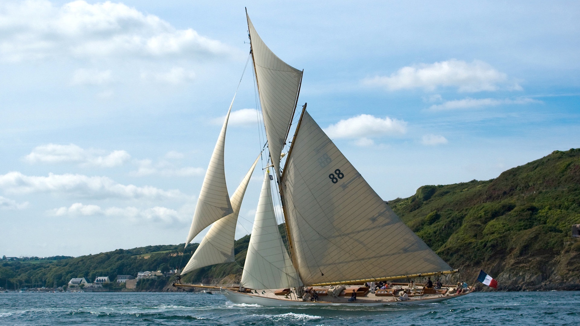 Moonbeam of Fife, Sailing Wallpaper, 1920x1080 Full HD Desktop