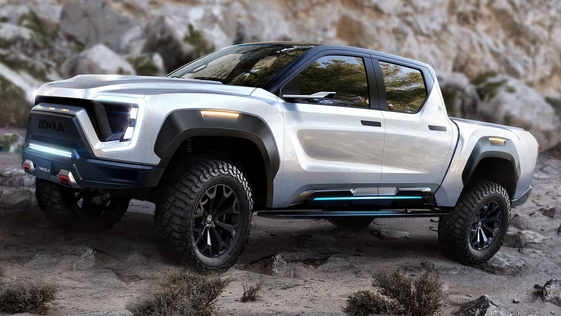 Nikola Badger, hydrogen fuel cell pickup, competition, sustainable transportation, 1920x1080 Full HD Desktop