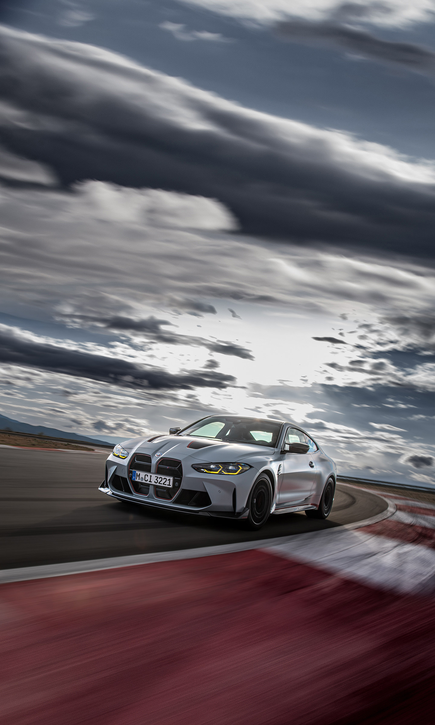 BMW M4, Auto CSL edition, Front three quarter, Sleek phone wallpapers, 1440x2400 HD Phone
