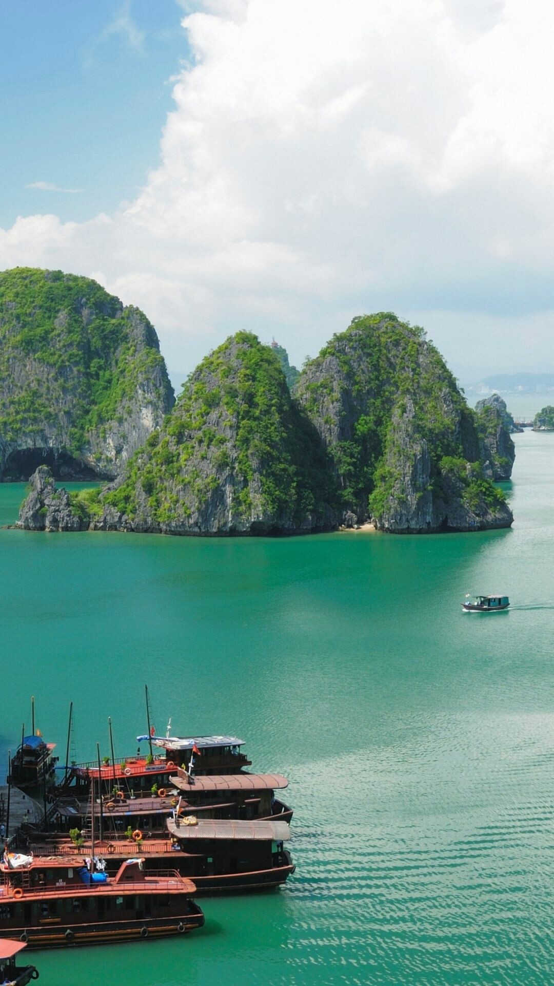 Halong Bay, Islands Wallpaper, 1080x1920 Full HD Phone