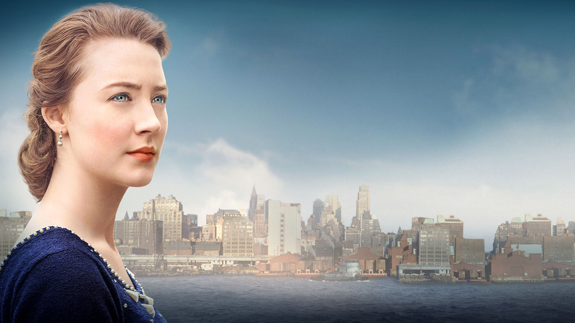 Brooklyn, Coming-of-age story, Cross-cultural romance, Nostalgic atmosphere, 1920x1080 Full HD Desktop