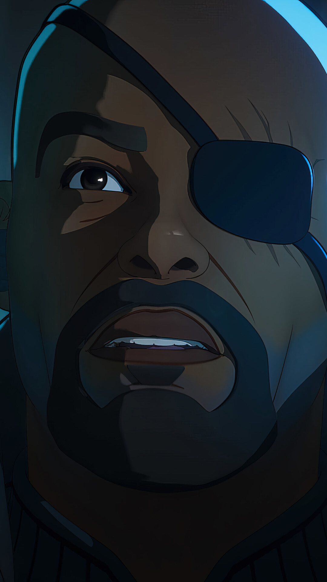 What If, Nick Fury, Phone, iPhone, 1080x1920 Full HD Phone
