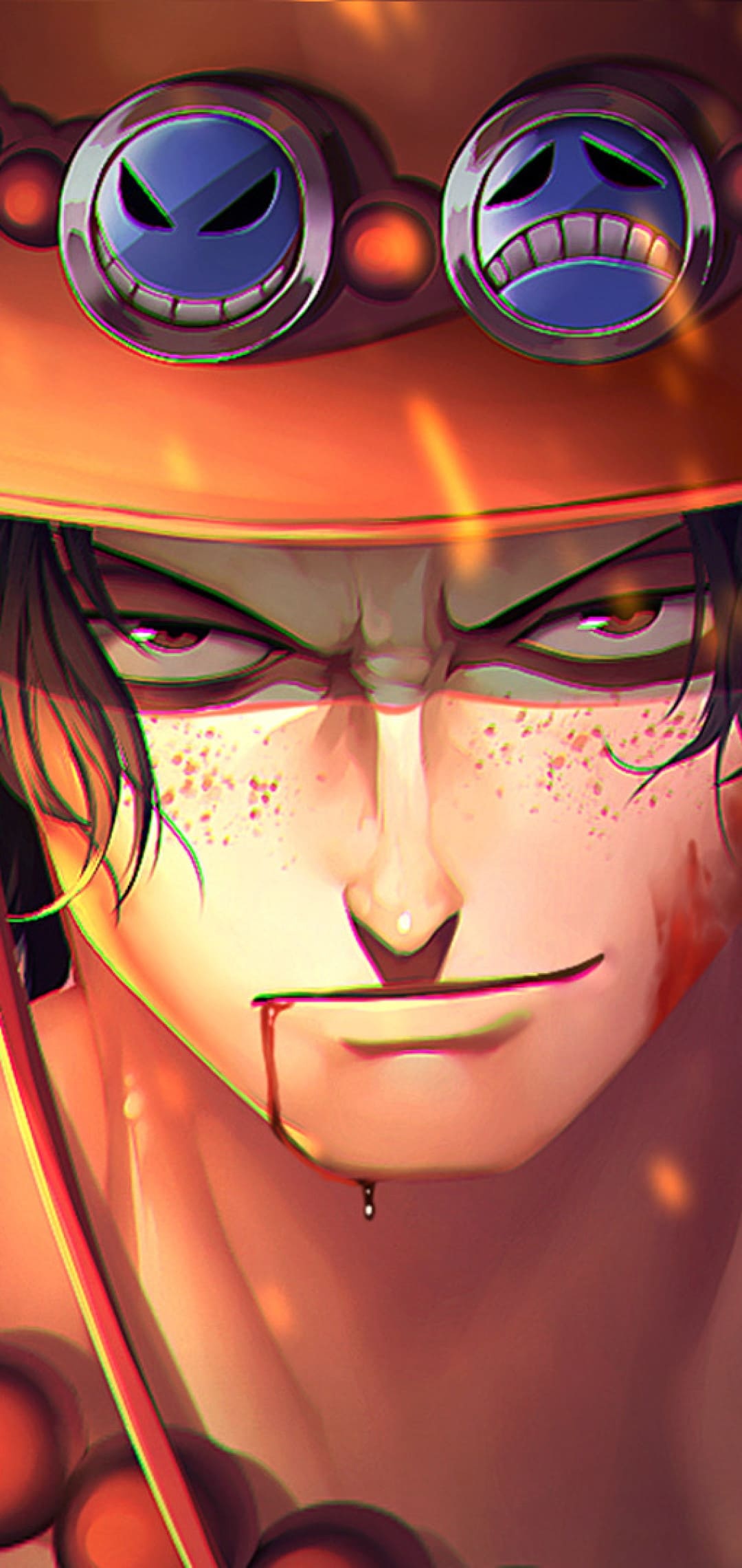 Portgas D. Ace, Anime Phone Wallpaper, 1080x2280 HD Phone