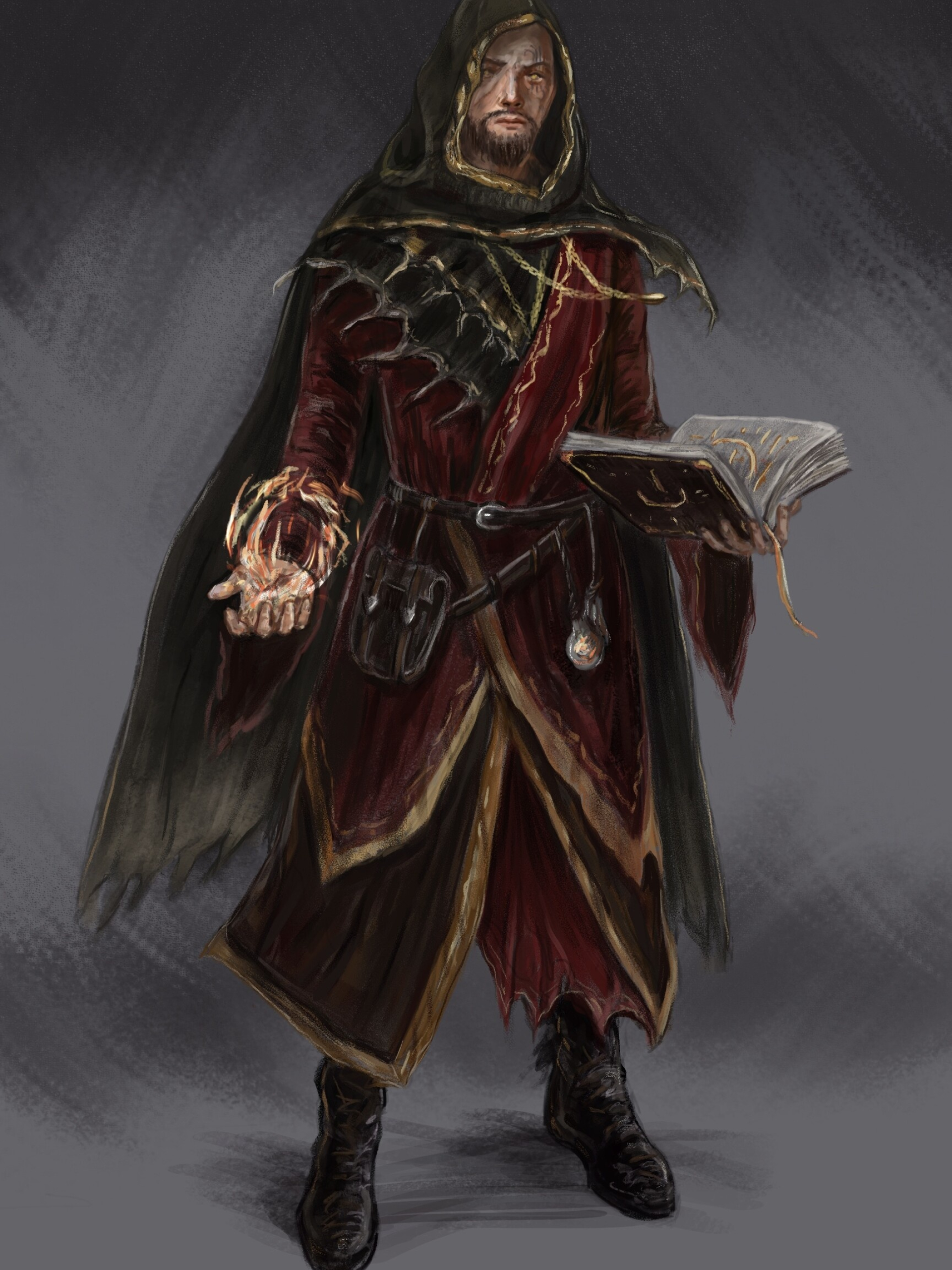 Character concept mage, Artstation artwork, Creative mage design, Stunning mage, 1920x2570 HD Phone