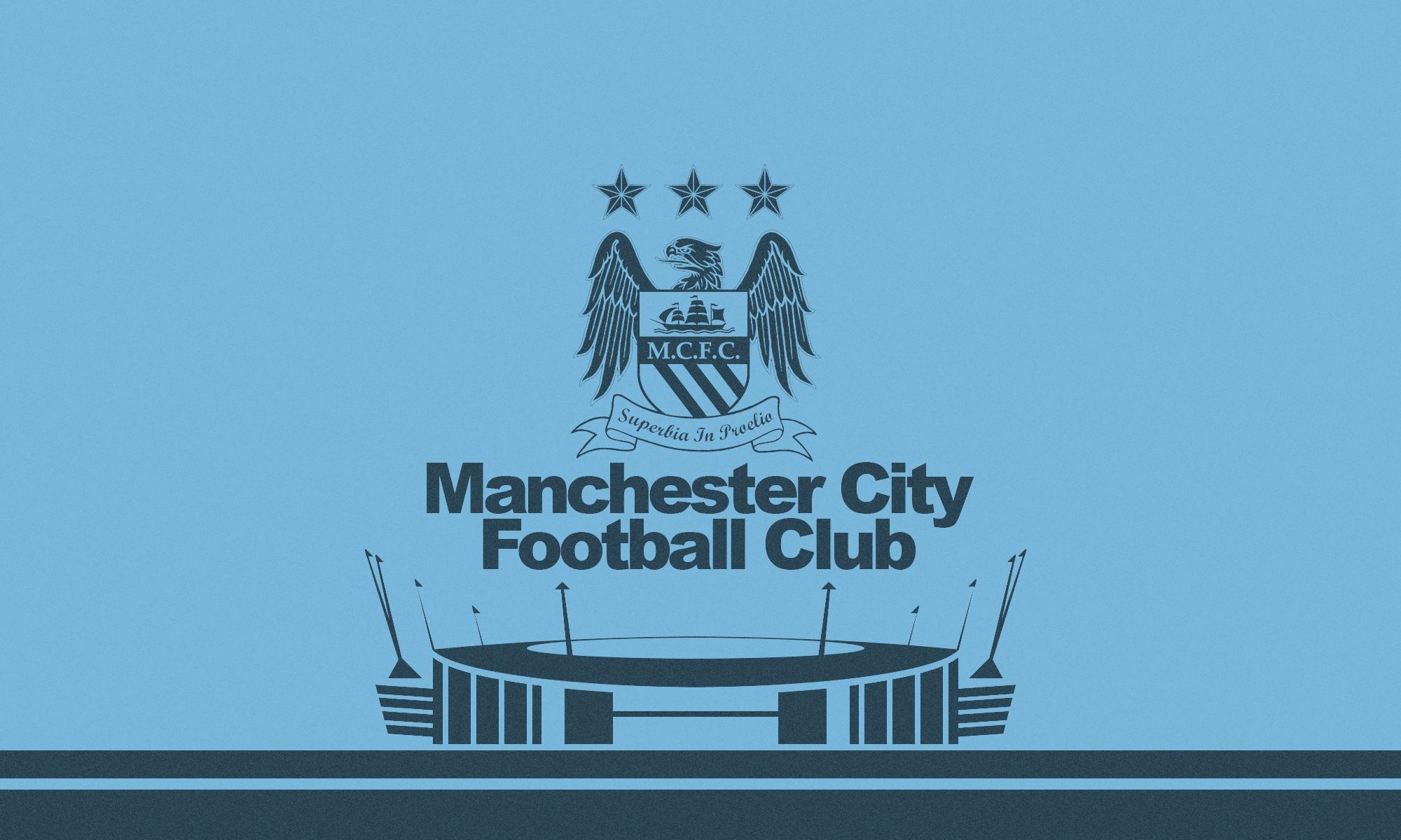 Manchester City FC, Logo, Large images, MCFC, 2000x1200 HD Desktop