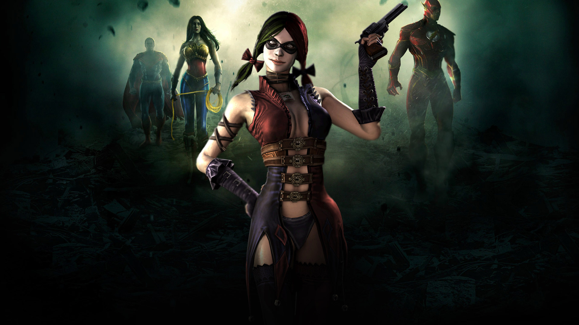 Free injustice gods, Wallpaper in HD, Dynamic visuals, Powerful characters, 1920x1080 Full HD Desktop