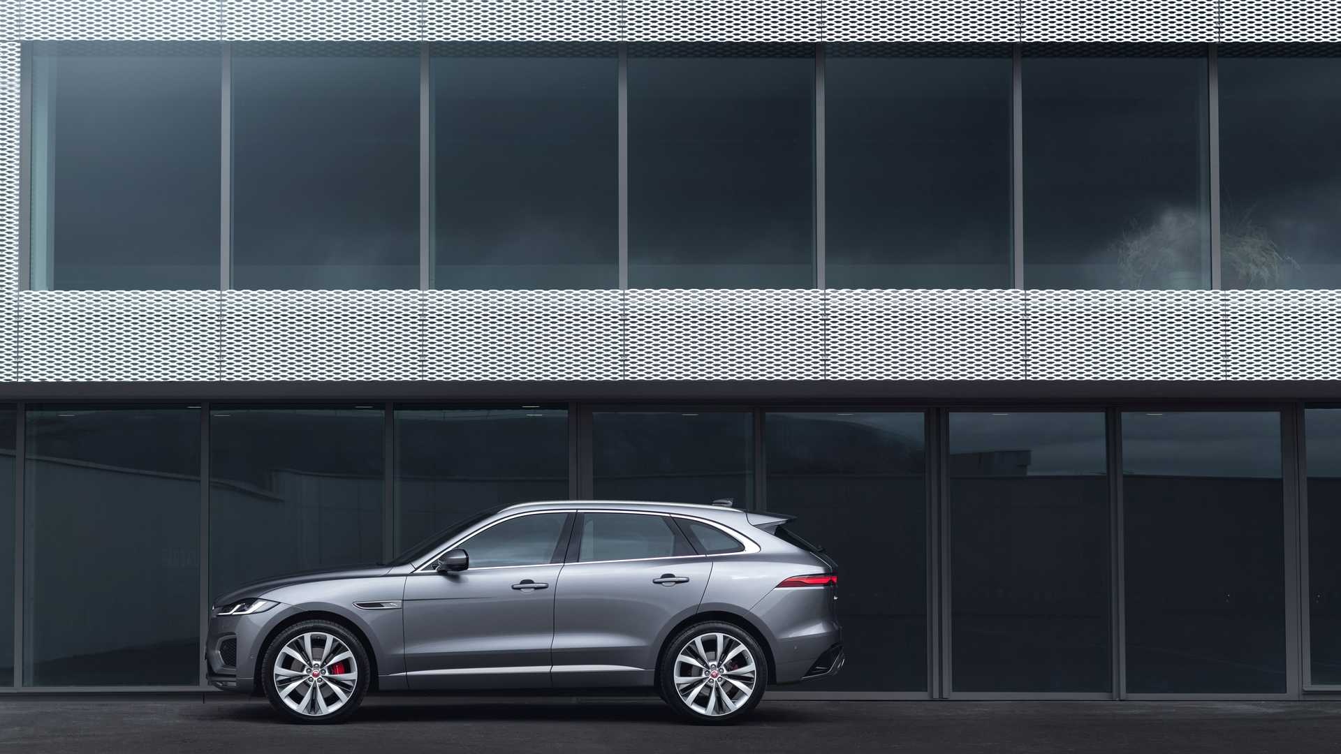 Jaguar F-PACE, Facelift update, New interior, Electrified engines, 1920x1080 Full HD Desktop