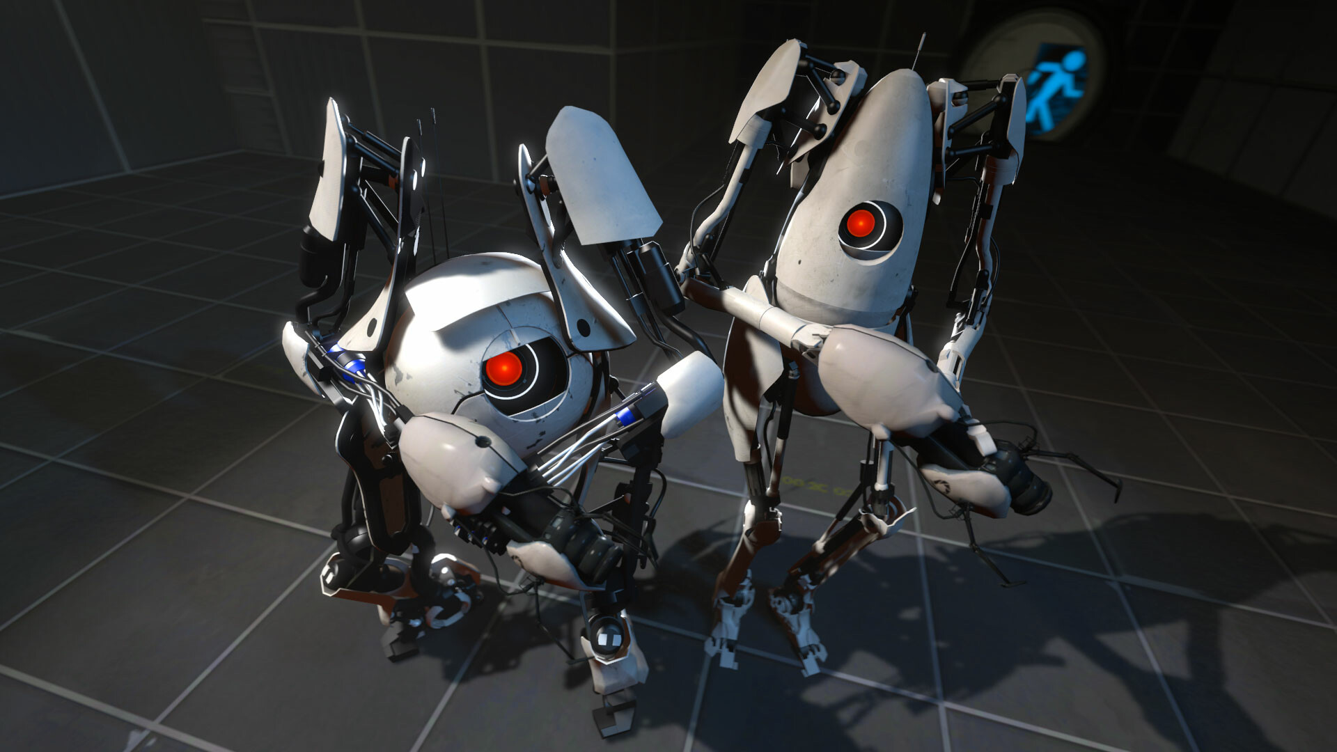ATLAS and P-body, Portal 2 Wallpaper, 1920x1080 Full HD Desktop