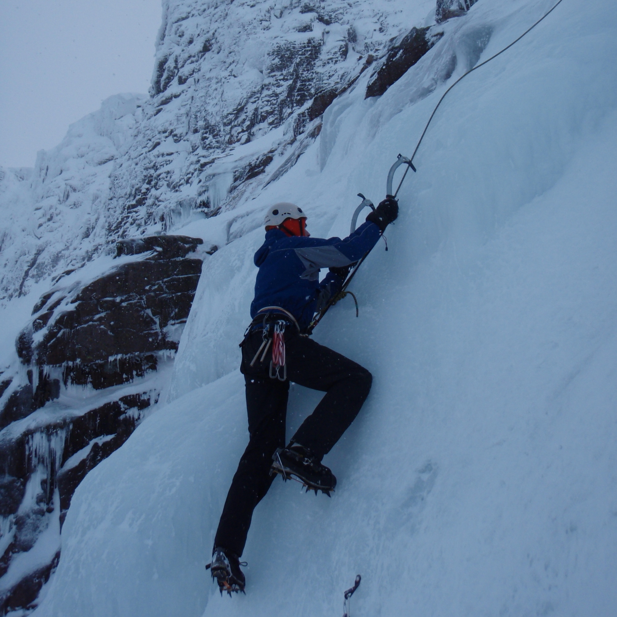 Frozen ascents, Gravity defying, Thrilling adventure, Adrenaline rush, 2000x2000 HD Phone