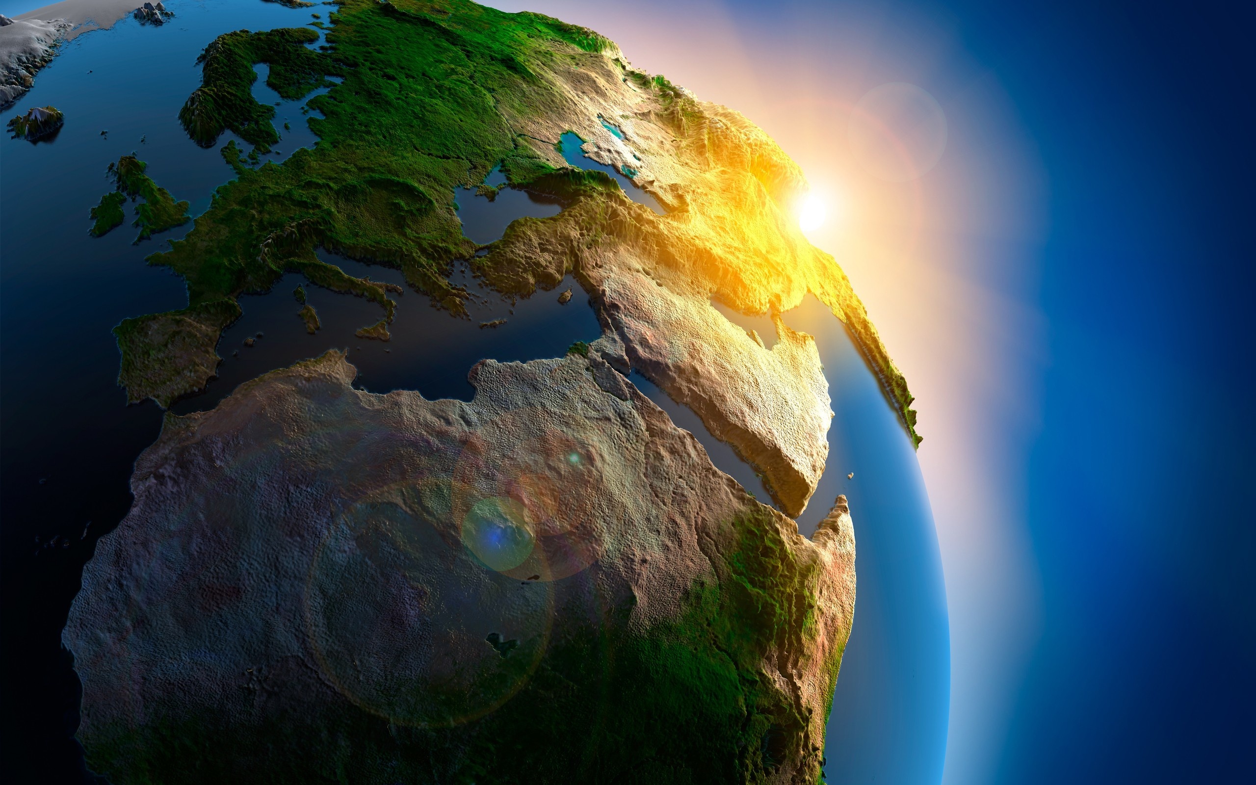 Earth model, Geography Wallpaper, 2560x1600 HD Desktop