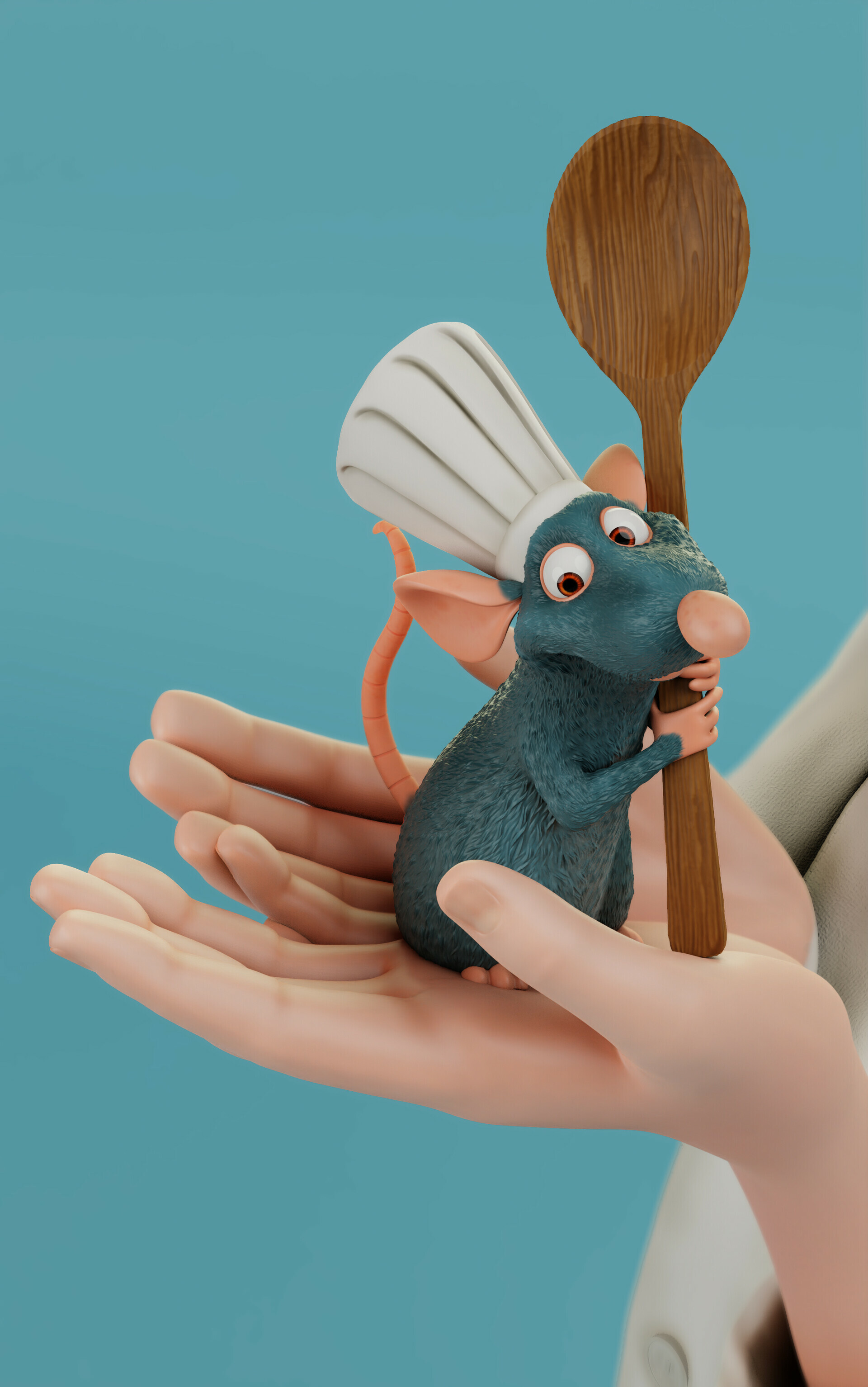 Linguini and Remy, Ratatouille, Animation, 1920x3070 HD Phone