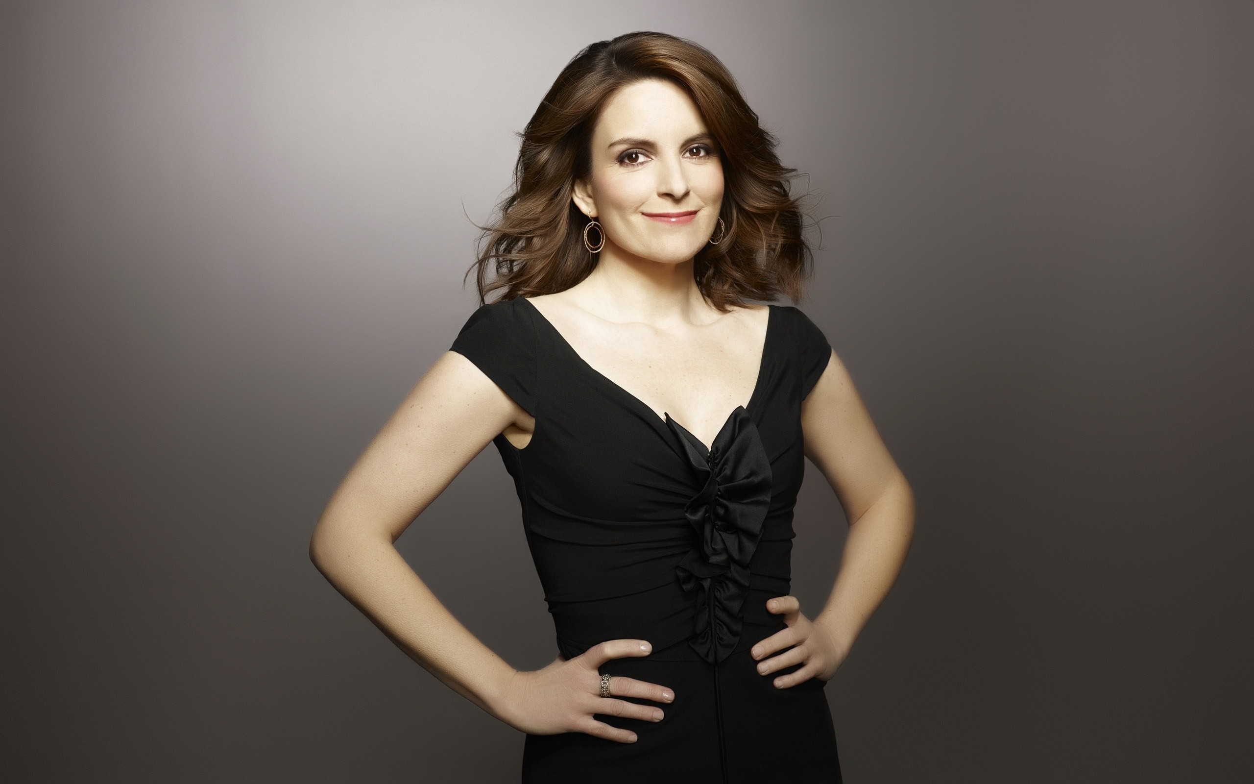 Tina Fey, Smile, Wallpaper, Happy, 2560x1600 HD Desktop