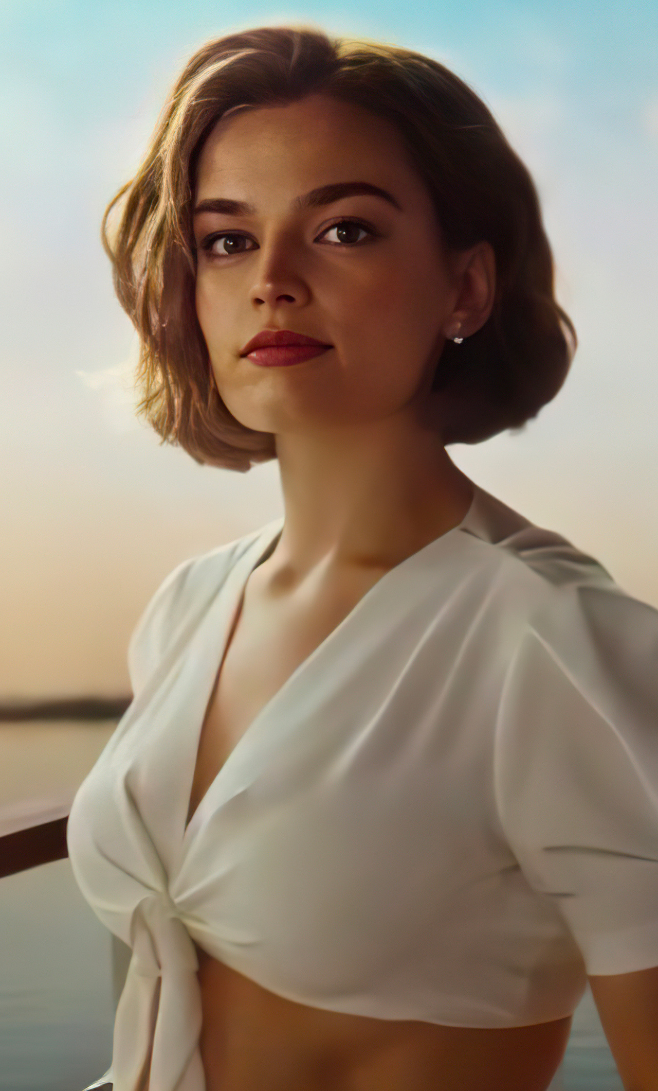 Death on the Nile, Emma Mackey, Stunning wallpapers, HD imagery, 1280x2120 HD Phone