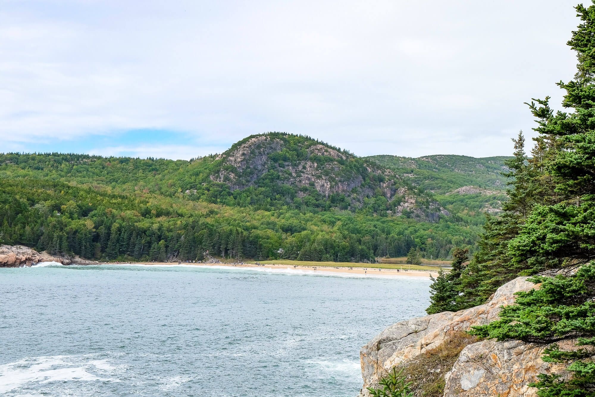 Foggy Bar Harbor, Cloud-covered, September visit, Atmospheric experience, 2000x1340 HD Desktop