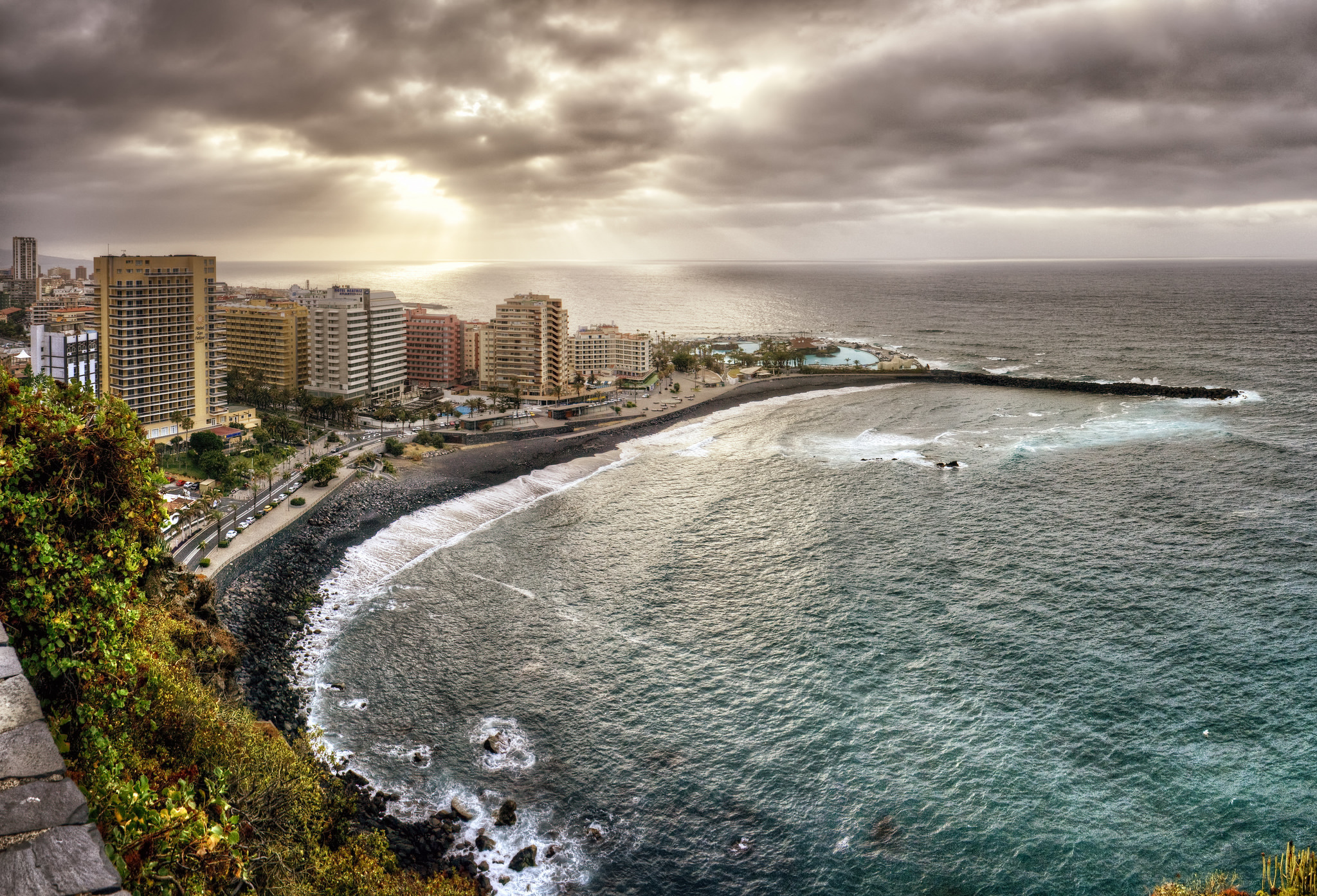 Puerto de la Cruz, Ocean Landscape Wallpaper, 2050x1400 HD Desktop