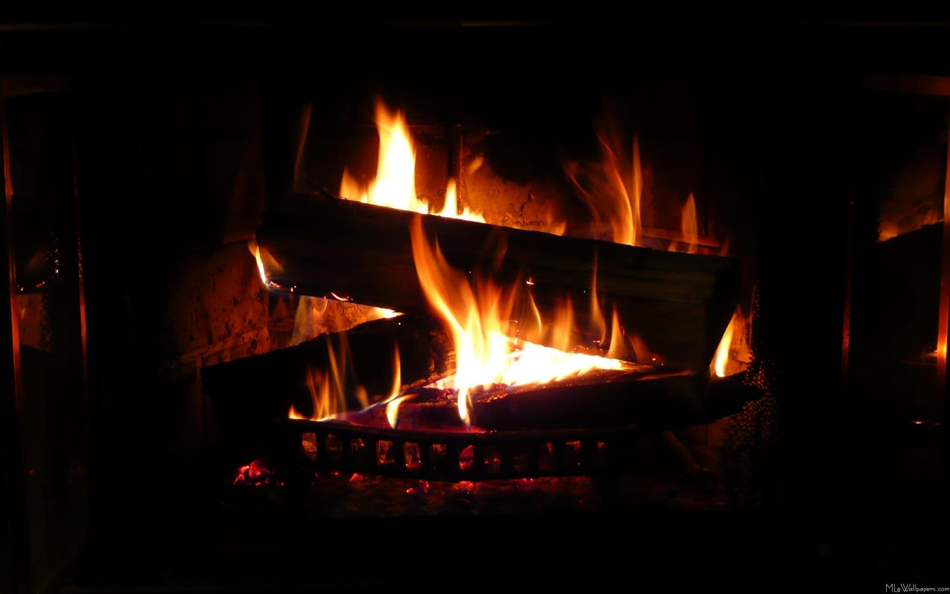 Fireplace wallpaper, HD and widescreen, Christmas vibes, Crackling fireplace, 1920x1200 HD Desktop