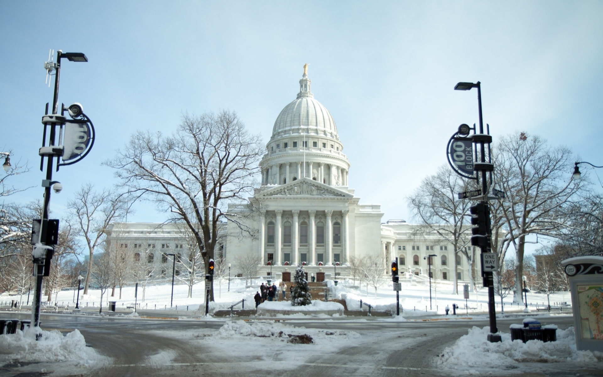 Wisconsin State Capitol, Capitol HD wallpaper, Madison background image, Wisconsin capitol, 1920x1200 HD Desktop