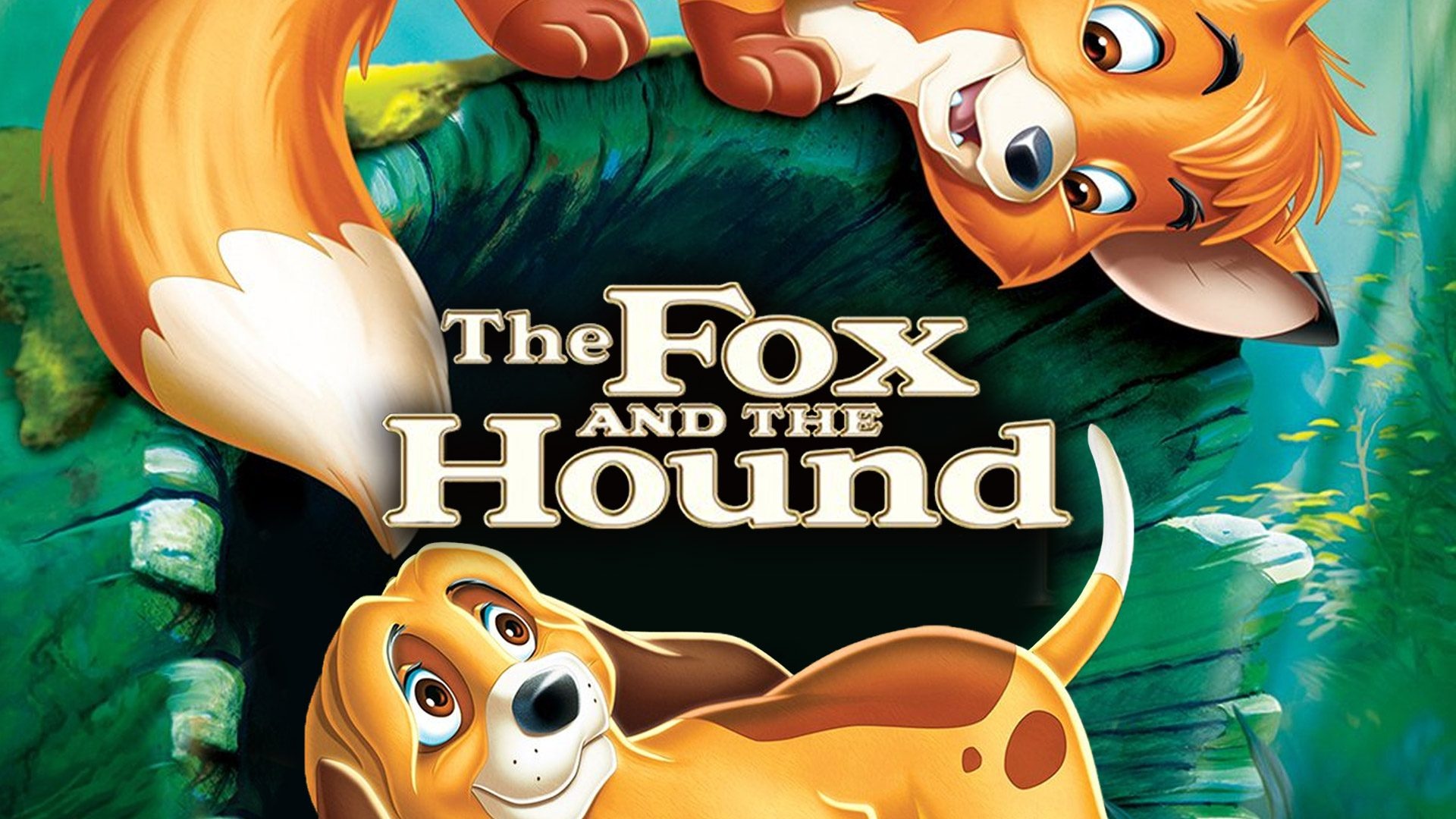 The Fox and the Hound, Heartwarming friendship, Animated classic, Unlikely duo, 1920x1080 Full HD Desktop