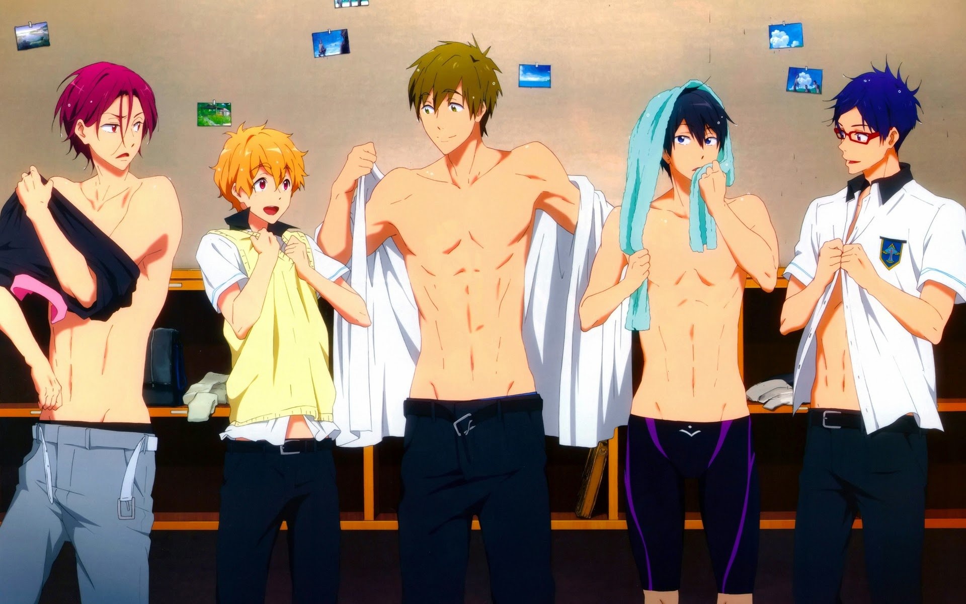 Free!, Iwatobi Swim Club, anime pictures, manga, 1920x1200 HD Desktop