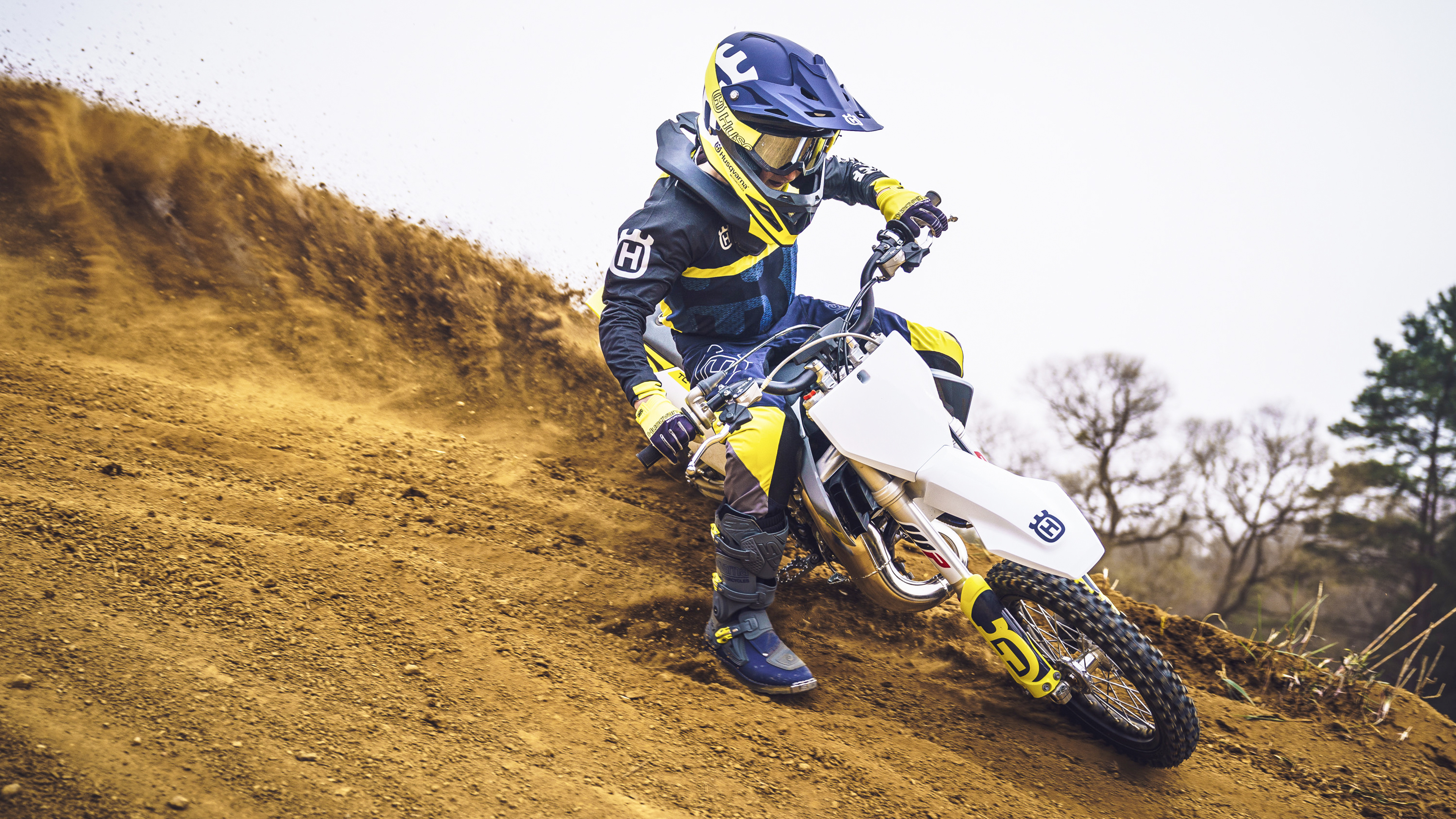 Husqvarna TC, Auto motocross, 2023 model, Motorcycle photos, 3840x2160 4K Desktop