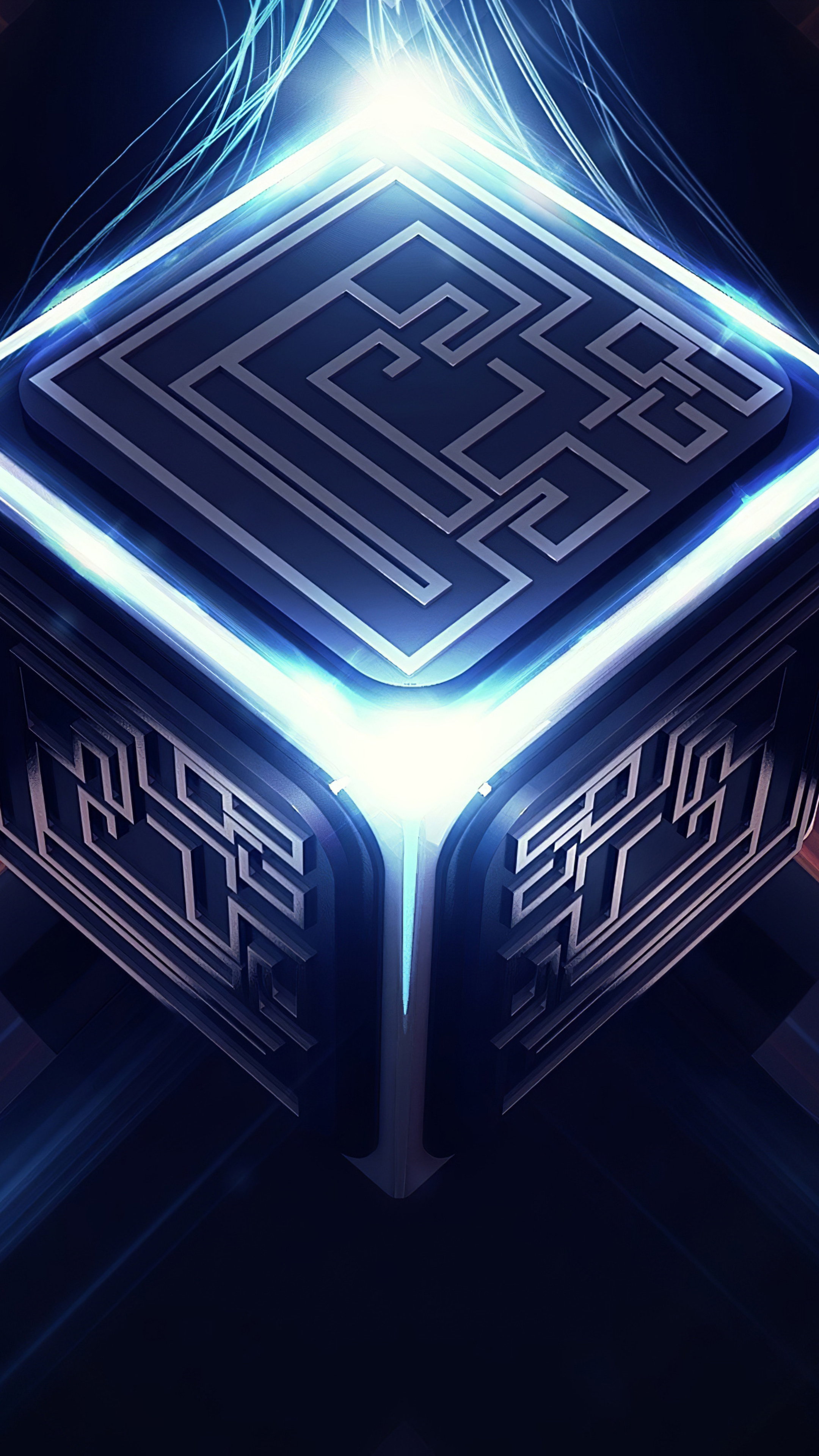 Energy, Cube Wallpaper, 2160x3840 4K Phone