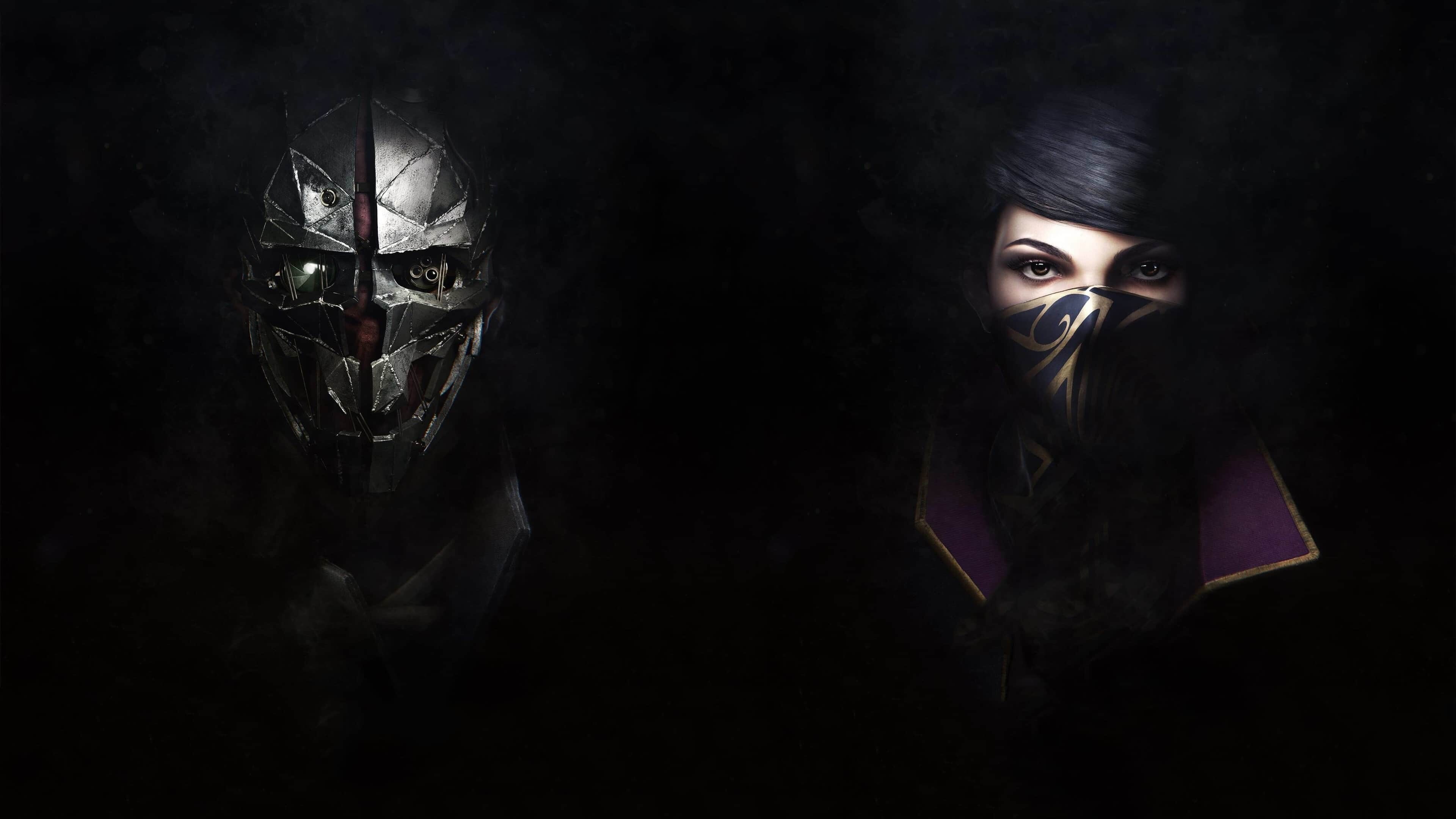 Emily and Corvo, Dishonored Wallpaper, 3840x2160 4K Desktop